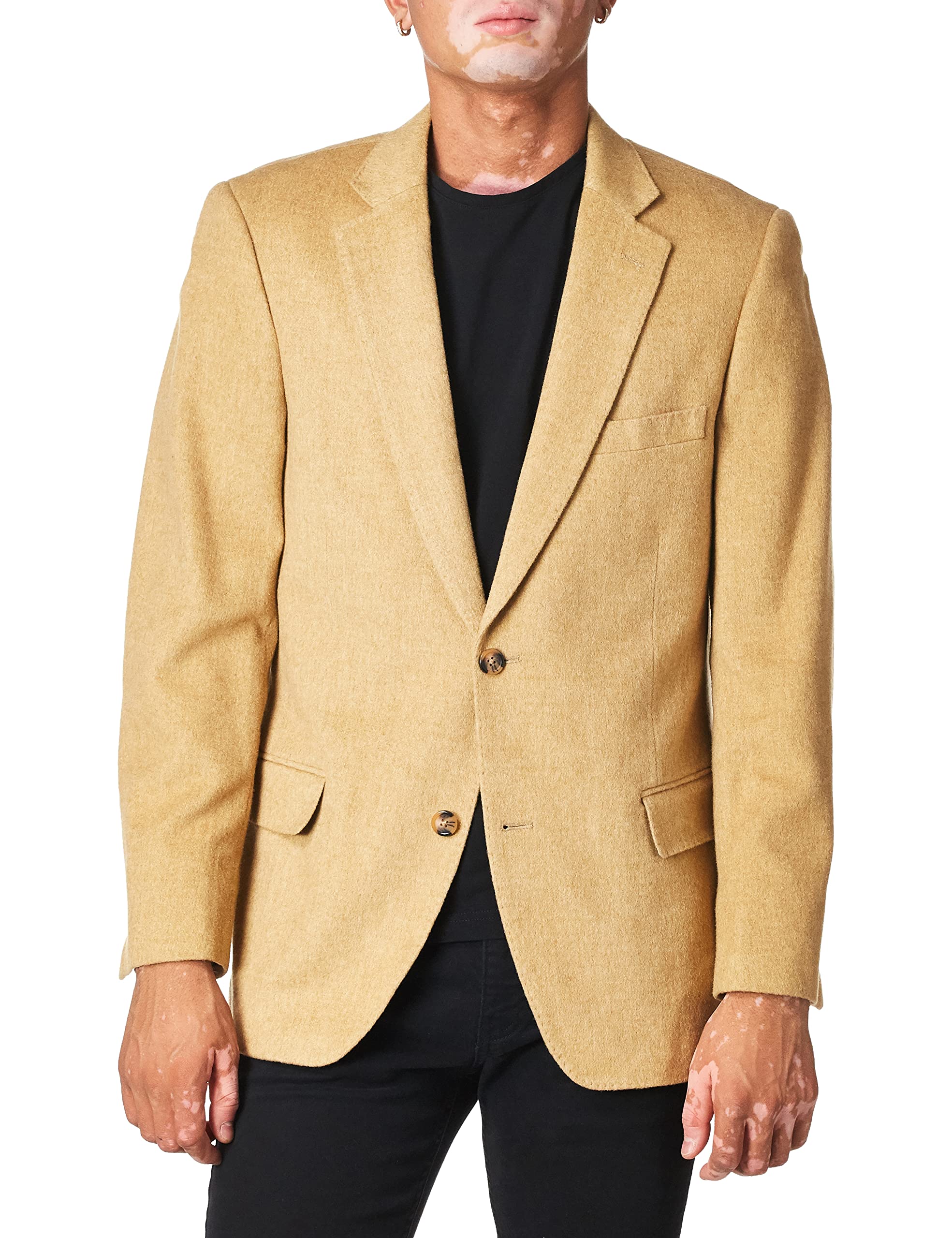 Premium Men's Camel Hair Sport Coat - Classic Blazer for Business & Casual Wear - Ideal for Office, Weddings & Formal Events