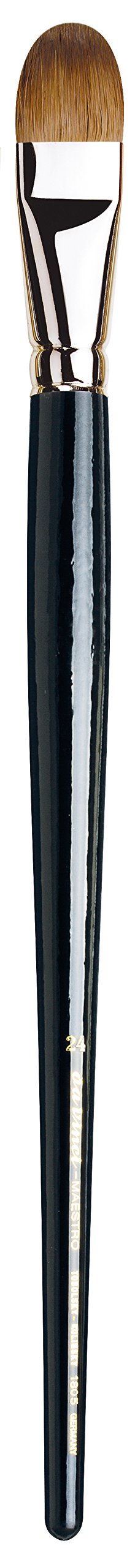 Premium Kolinsky Red Sable Filbert Brush Size 24 - da Vinci 1805 Maestro Series for Oil & Acrylic Painting | Professional Artist Brush for Blending, Detailing & Smooth Strokes | Ideal for Canvas, Portrait & Fine Art Work