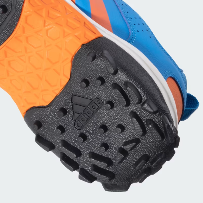 Adidas Crinu 24 Men's Cricket Shoes - Bright Blue/True Orange/Cloud White/Core Black | Lightweight & Durable for Professional Matches & Training