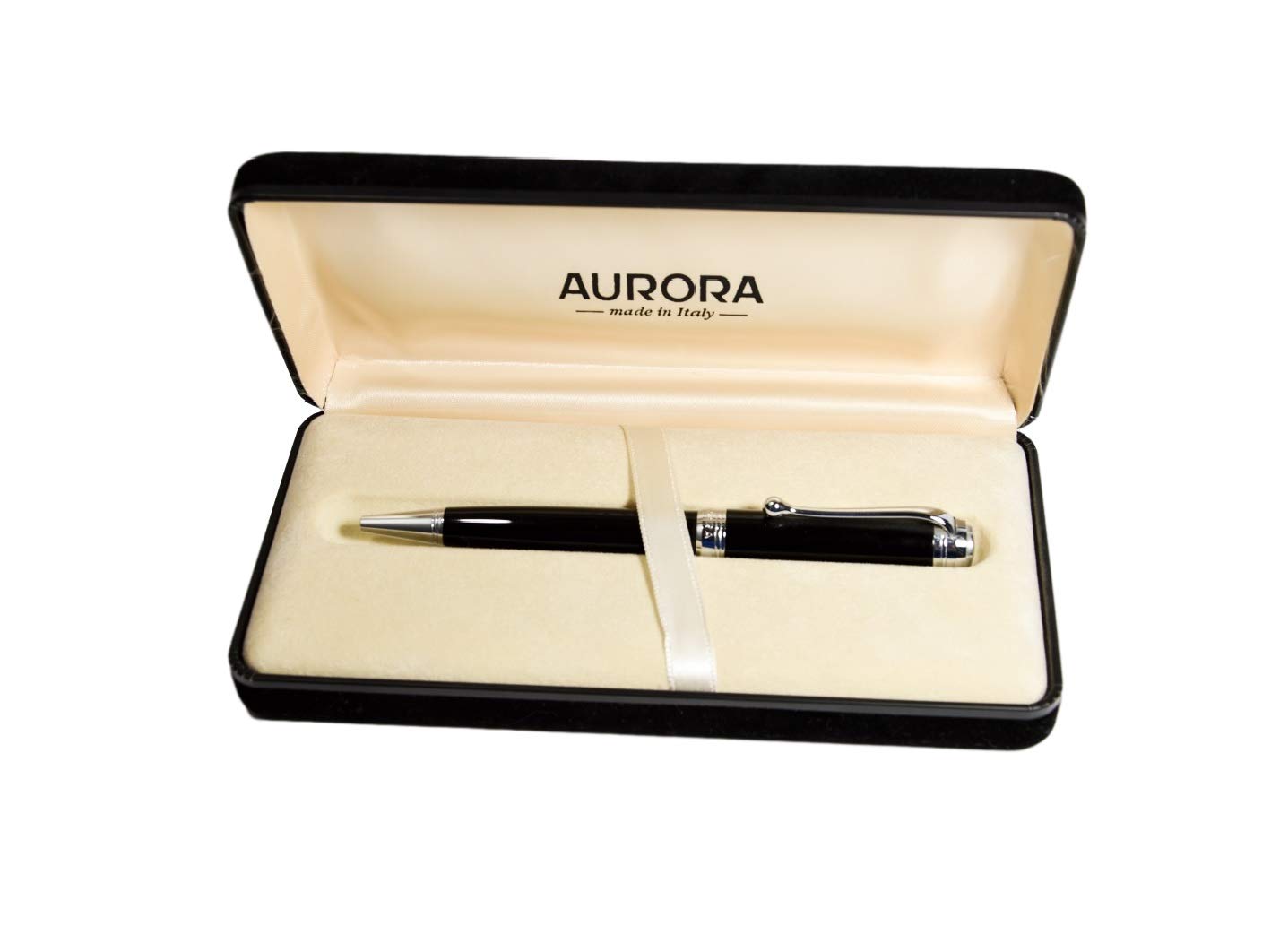 Aurora Tarentamu Black Ballpoint Pen - Premium Writing Instrument for Office, School & Gift Giving