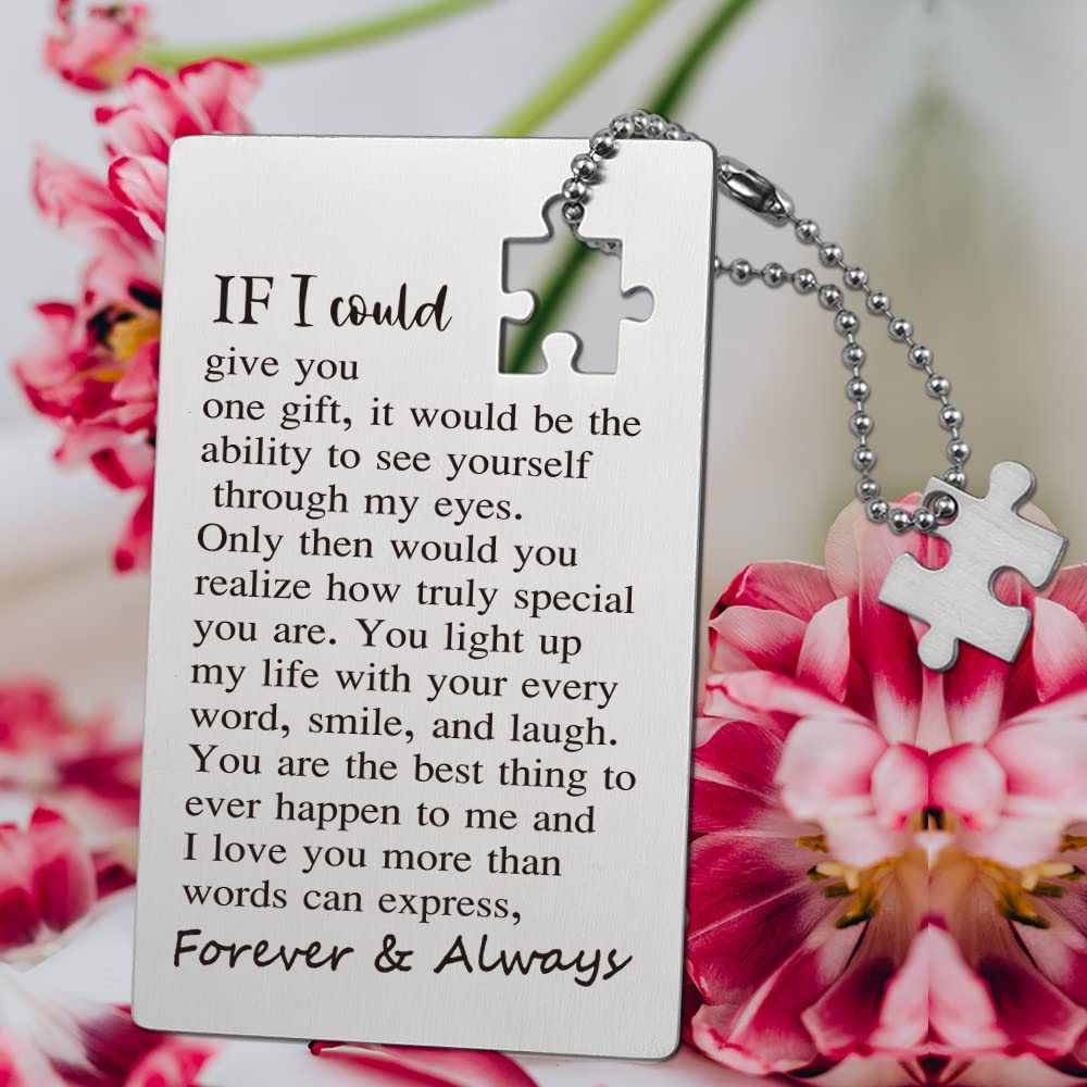 Personalized Engraved Wallet Inserts - Romantic Anniversary Card Gifts for Couples & Lovers | Perfect for Valentine's Day, Weddings & Special Occasions