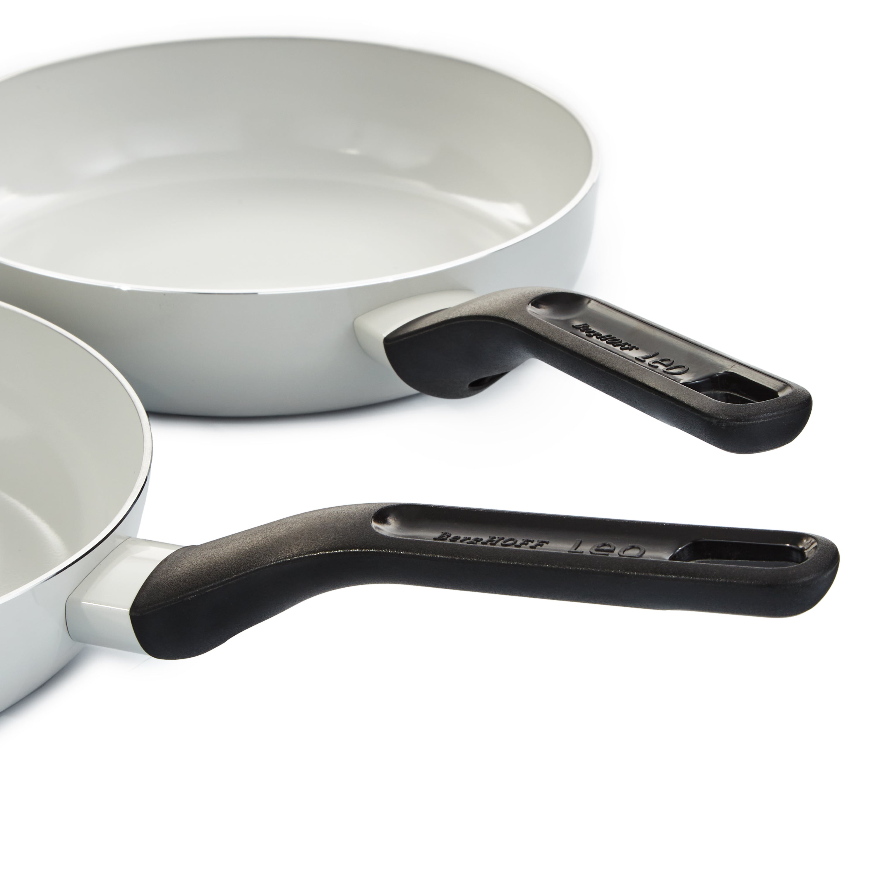BergHOFF Leo Glints 2-Piece Nonstick Ceramic Frying Pan Set - Large Skillet for Sauteing, Frying & Cooking | Perfect for Home Kitchen & Professional Chefs