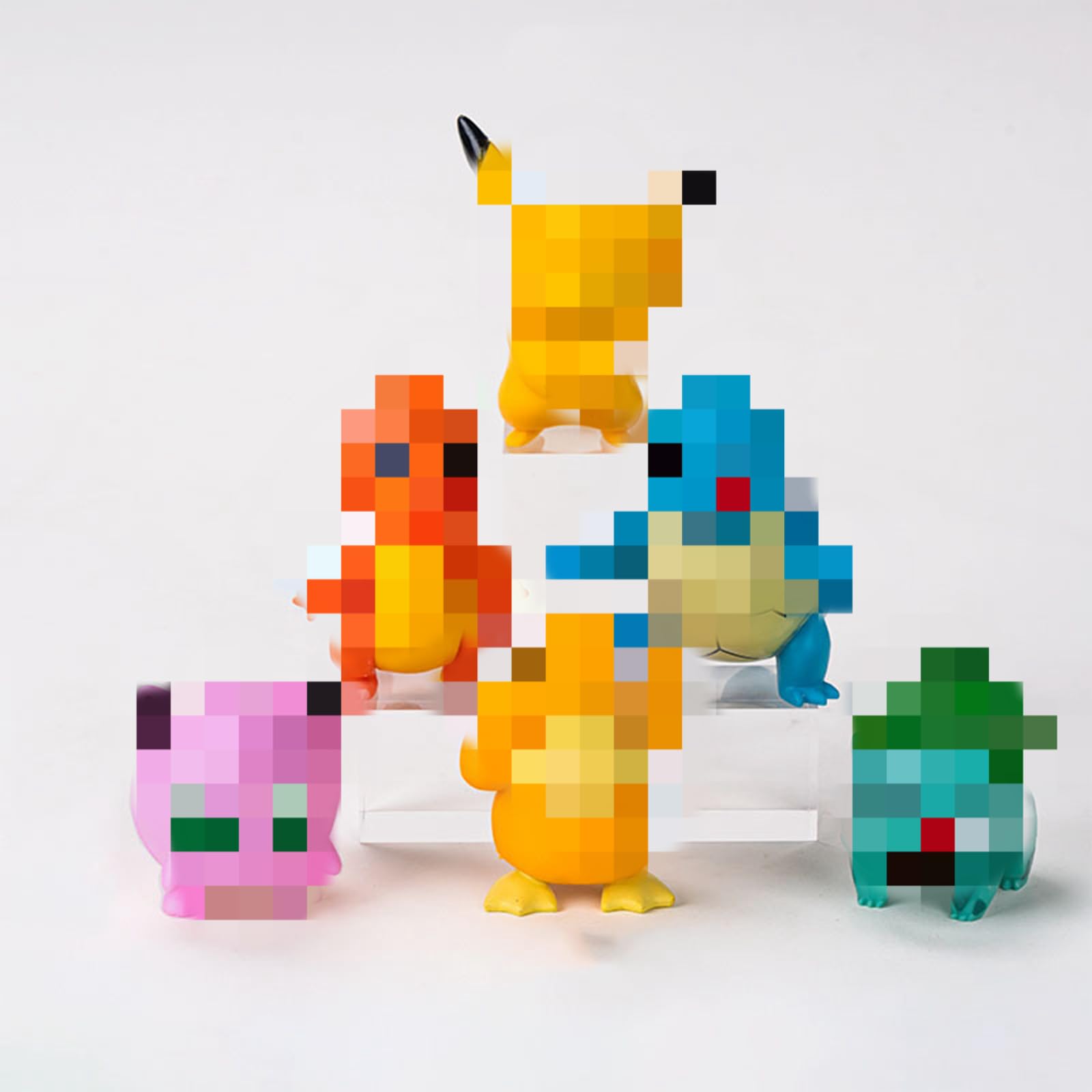 6PCS Mini Figures Cake Toppers - Cartoon Theme Birthday Decorations for Girls & Boys | Perfect for Birthday Cakes, Cupcakes, and Party Desserts