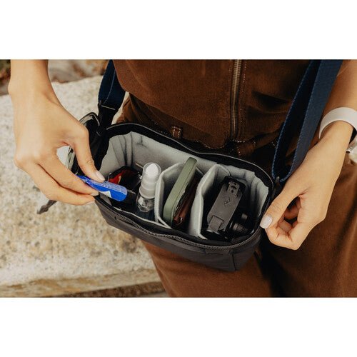 Peak Design Camera Cube V2 (Black, Small/Medium) - Waterproof DSLR Camera Storage Case for Travel & Outdoor Photography - Perfect for Hiking, Camping, and Airplane Carry-On
