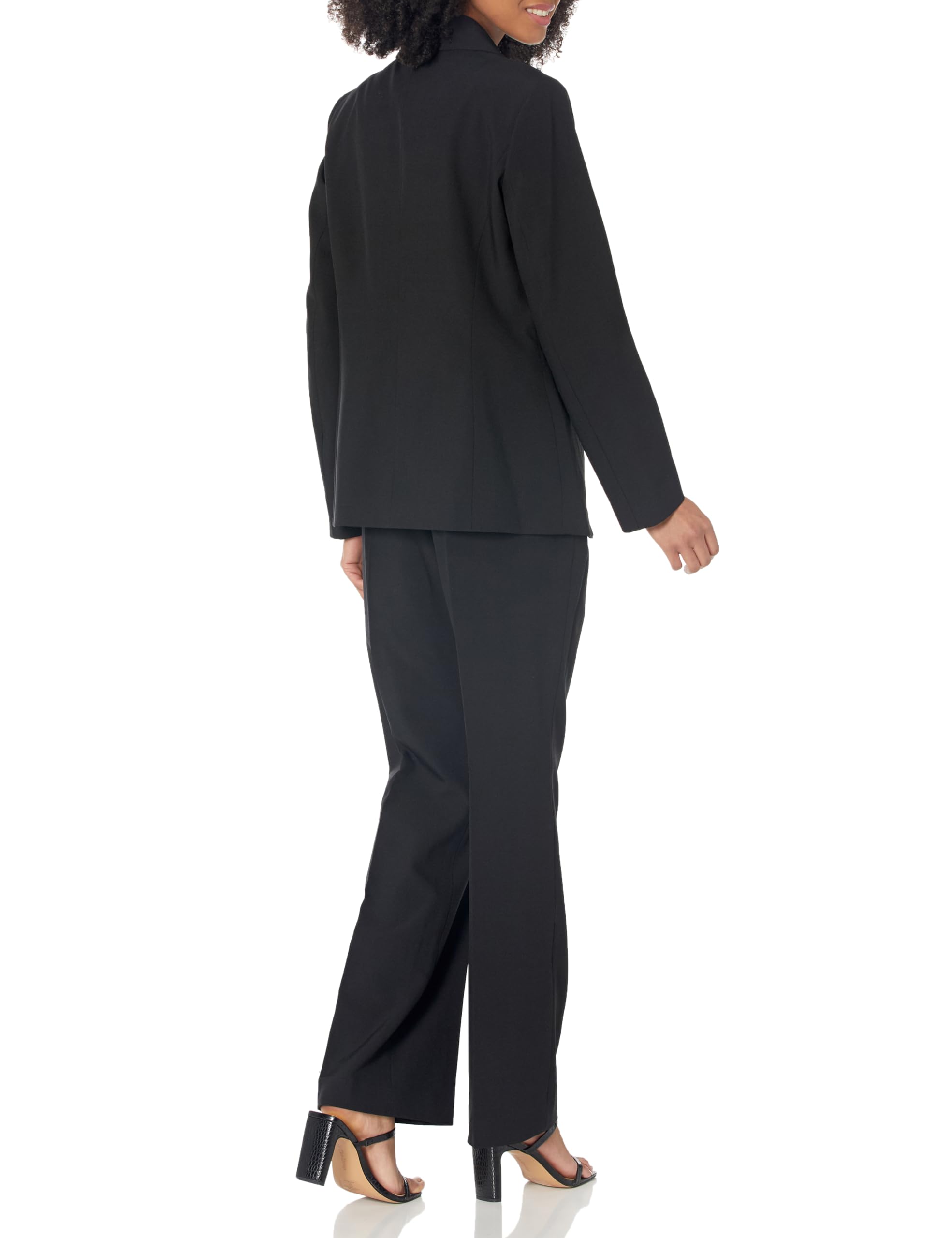 Stylish Women's One Button Blazer & Pant 2-Piece Suit Set - Perfect for Office, Business Meetings & Formal Events