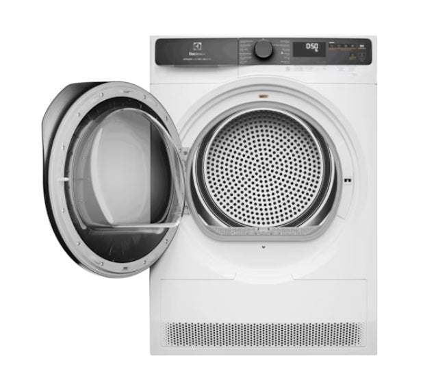 Electrolux EDH903R7WC 9kg UltimateCare 700 Heat Pump Dryer - Energy Efficient, Quiet & Gentle on Clothes - Perfect for Homes & Laundry Rooms