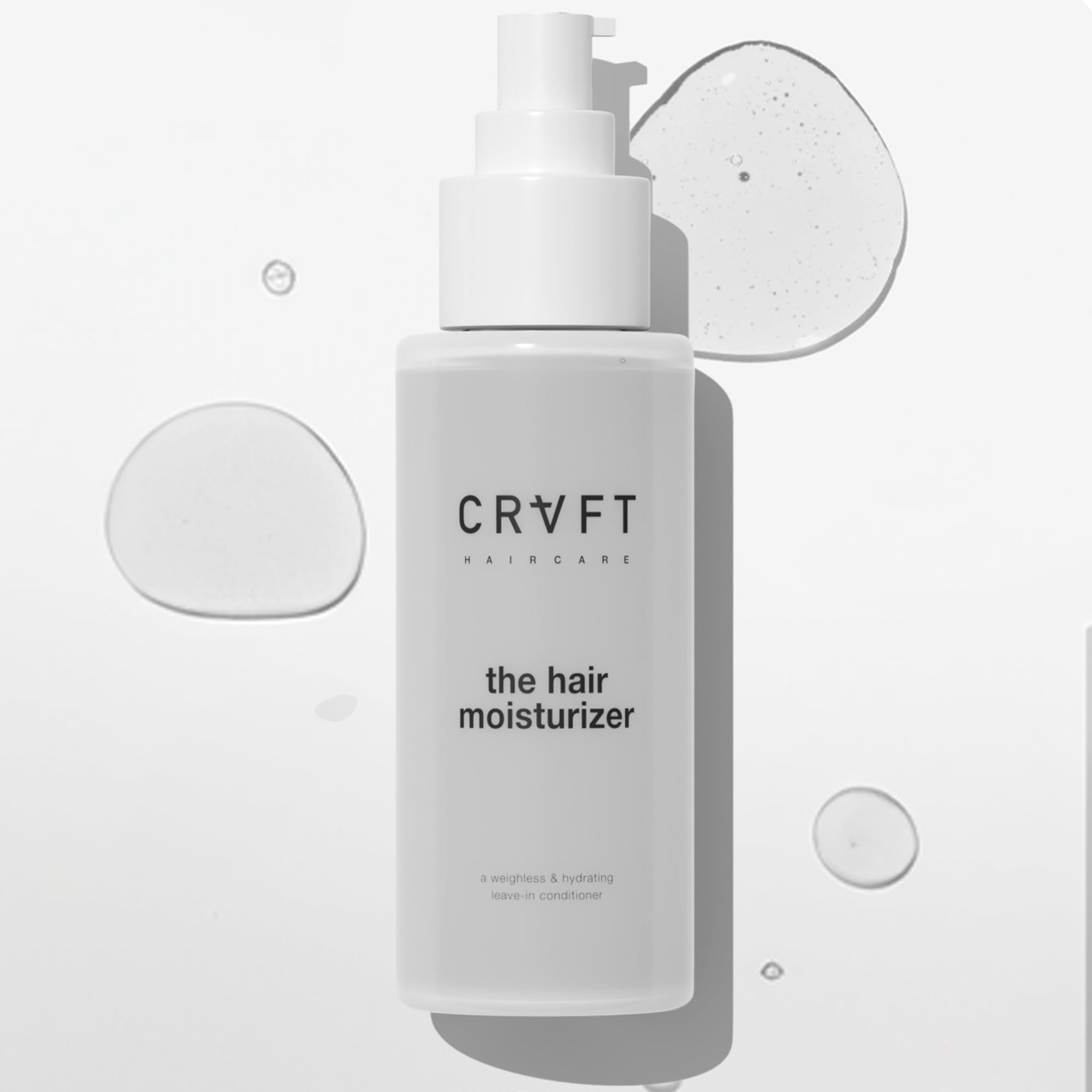 CRVFT Daily Leave-in Conditioner for Women - Argan Oil Hair Serum & Moisturizer for Dry, Damaged & Frizzy Hair - 3.38oz - Perfect for Daily Hydration & Smoothing After Shower or Heat Styling
