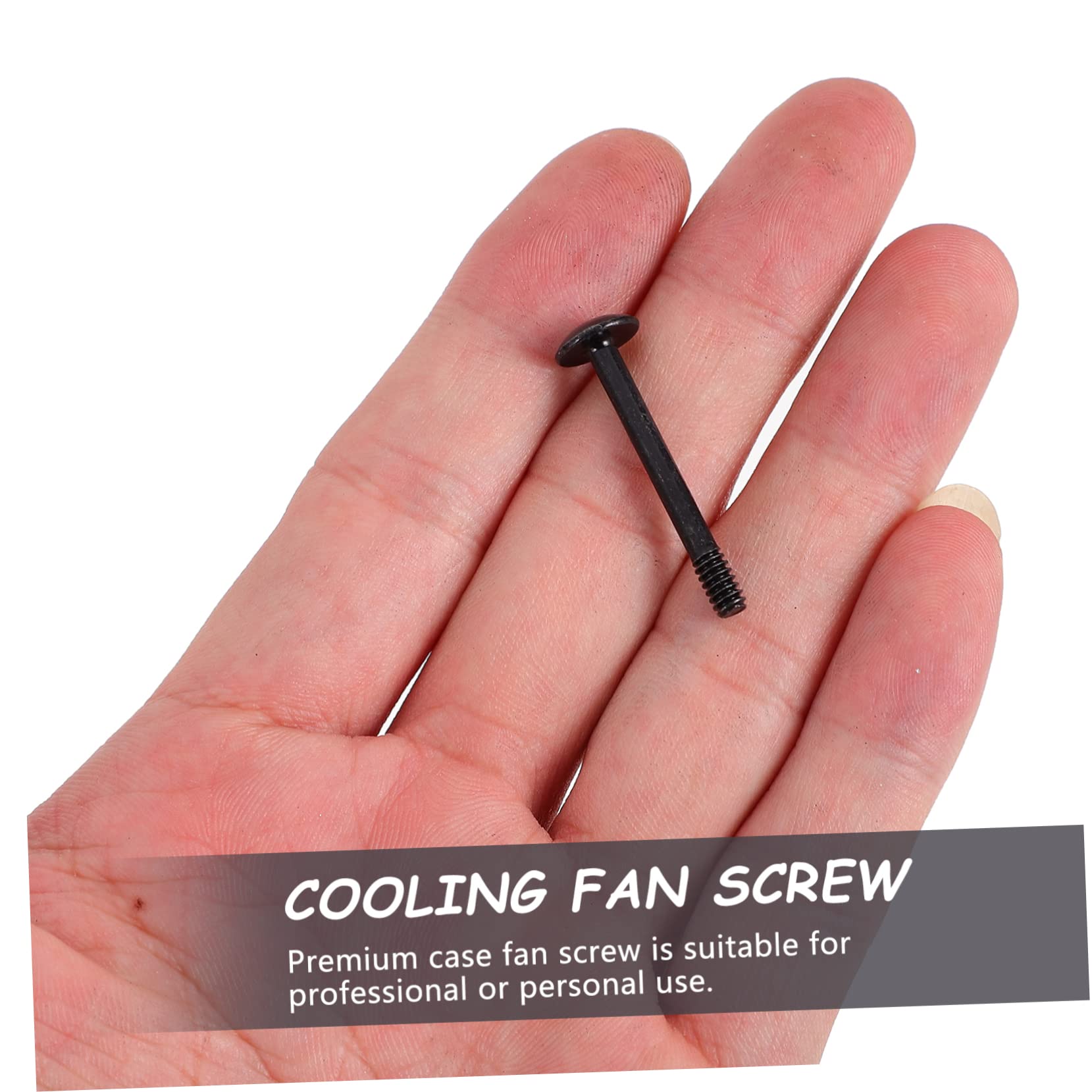 UKCOCO 250 Pcs Computer Case Fan Screws Kit - 30mm Round Head Metal Screws for PC Case, Laptop & Desktop Fan Installation - Durable Fasteners for Computer Builds & Upgrades (Perfect for Gaming Rigs, Workstations & Home Office Setups)