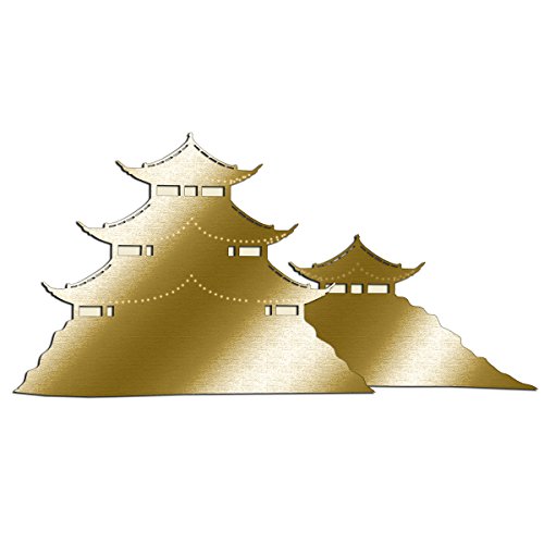 Gold Asian Pagodas
