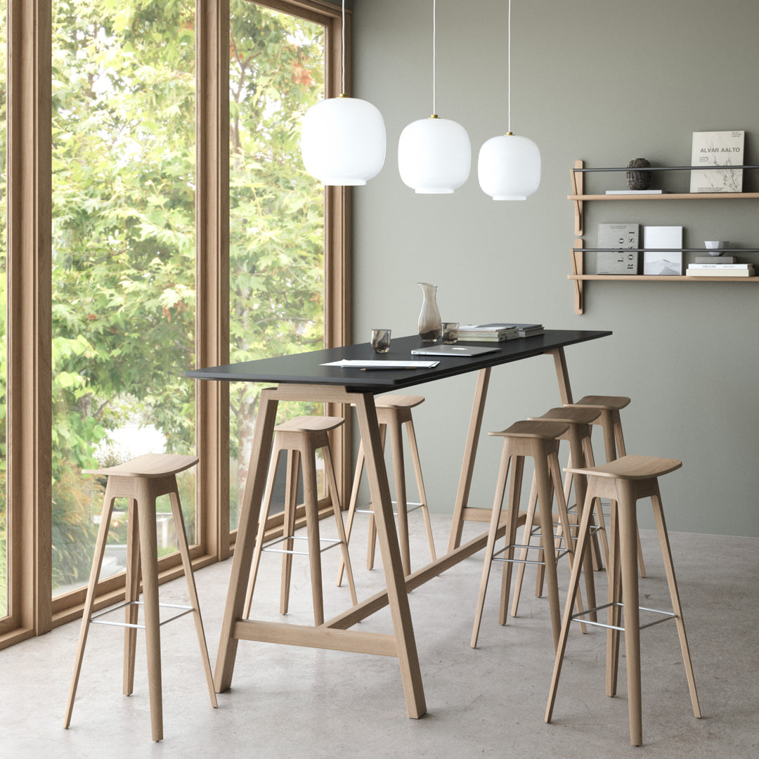 Anne Qvist HC1 Bar Stool by Andersen - Modern Kitchen Counter Stool for Dining, Bar & Home Decor