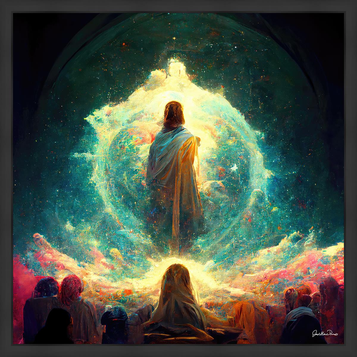 Jesus Christ The Creator - Large Christian Wall Art for Home Decor, Church & Office - Inspirational Religious Canvas Print