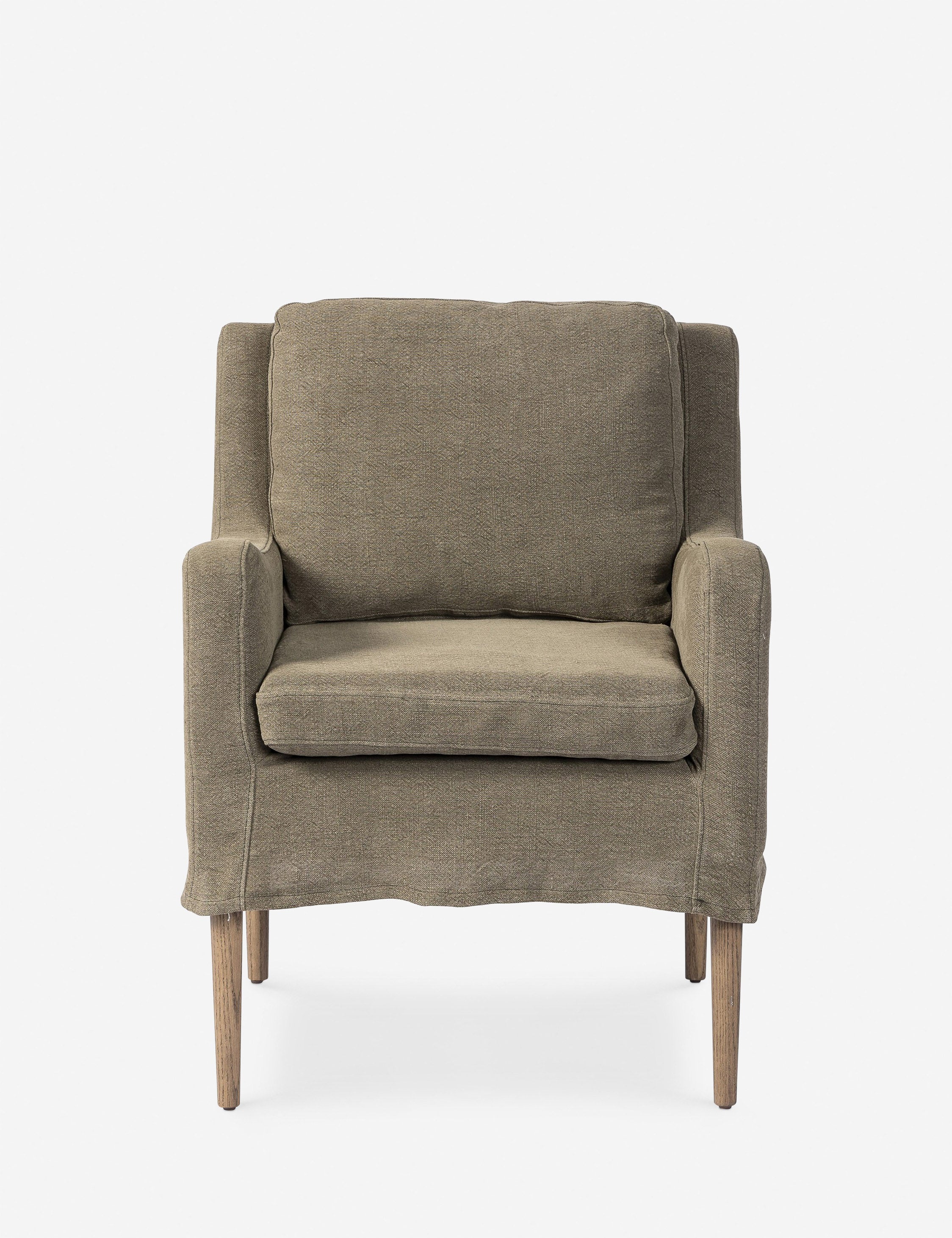 Aurelia Dining Chair by Amber Lewis x Four Hands - Modern Wooden Dining Chair for Kitchen, Dining Room & Home Decor - Perfect for Farmhouse, Rustic & Contemporary Interiors