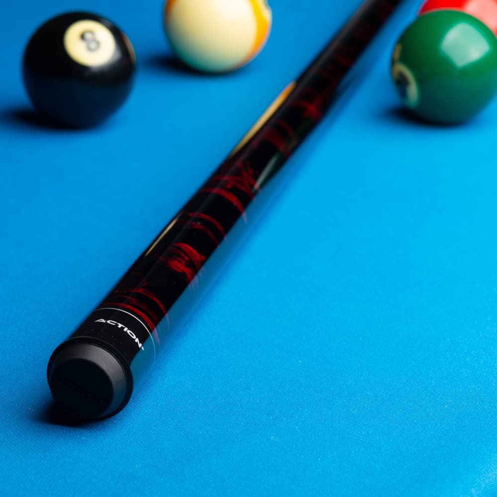 Premium Blue Metallic Pool Cue Stick for Professional & Recreational Players - Perfect for Billiards, 8-Ball, 9-Ball & Home Game Rooms