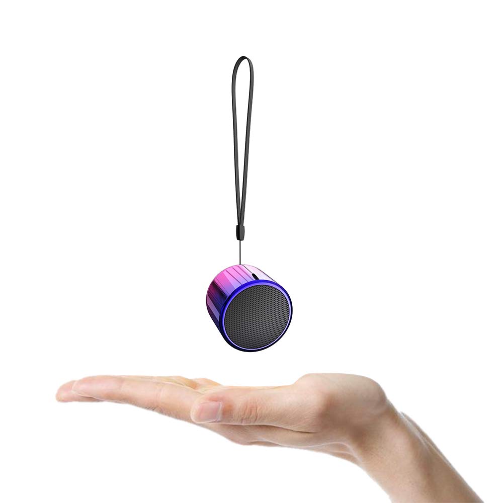 Premium TWS Wireless Bluetooth Speakers - Portable Mini Speaker with Big Sound, Stereo Pairing, Metal Enclosure & Nylon Lanyard for Echo Dot, iPhone, Android, iPad, Laptop - Perfect for Home, Office, Travel & Outdoor Adventures