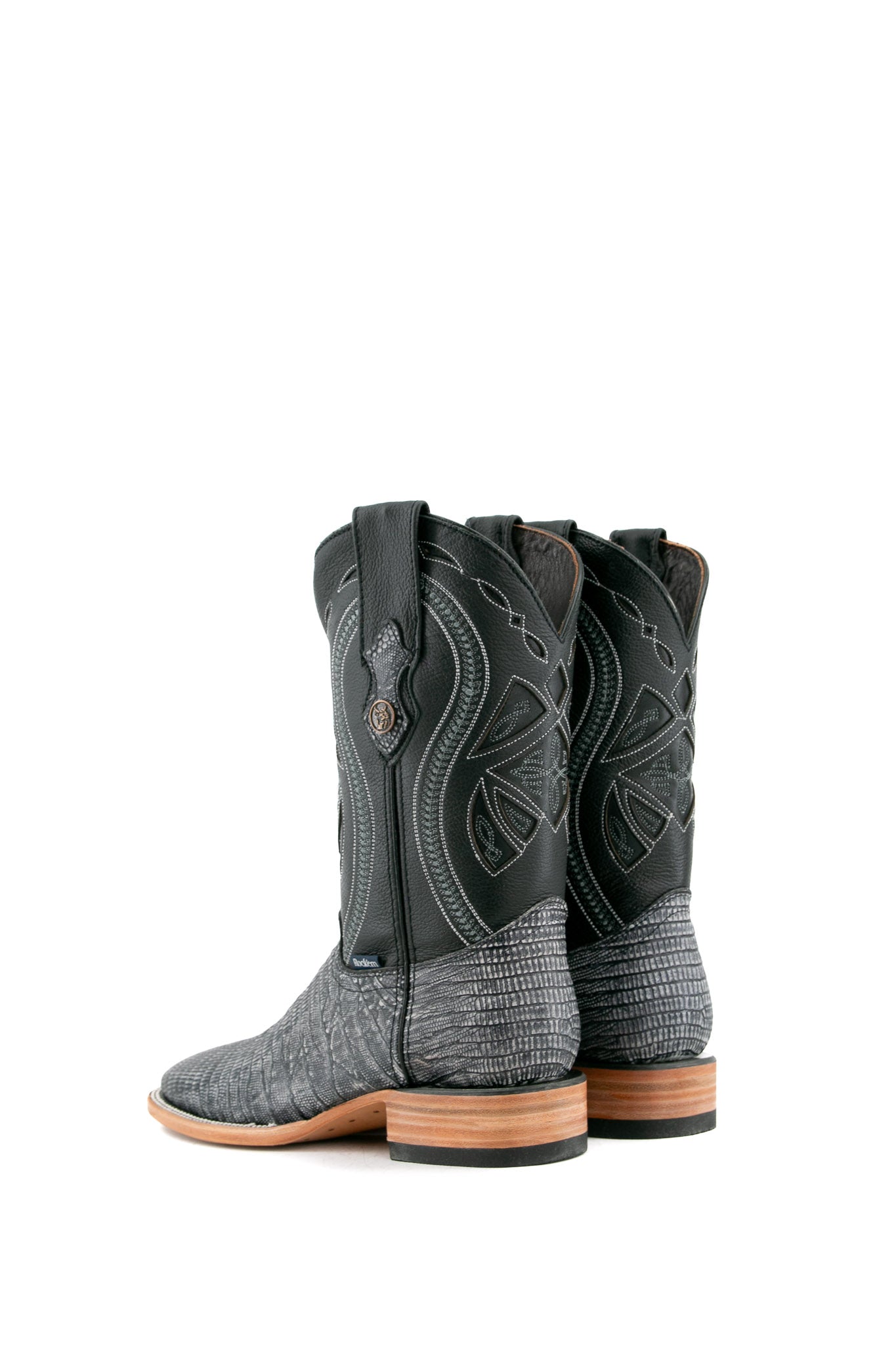 Premium Lizard Print Matte Square Toe Cowboy Boots for Men & Women - Western Style Riding Boots with Comfortable Fit - Perfect for Country Music Festivals, Rodeos & Outdoor Adventures