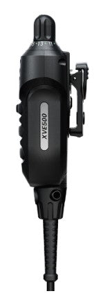 Motorola XVE500 PMMN4132A_BLK Remote Speaker Microphone for Two-Way Radios - Hands-Free Communication for Security, Construction & Outdoor Activities