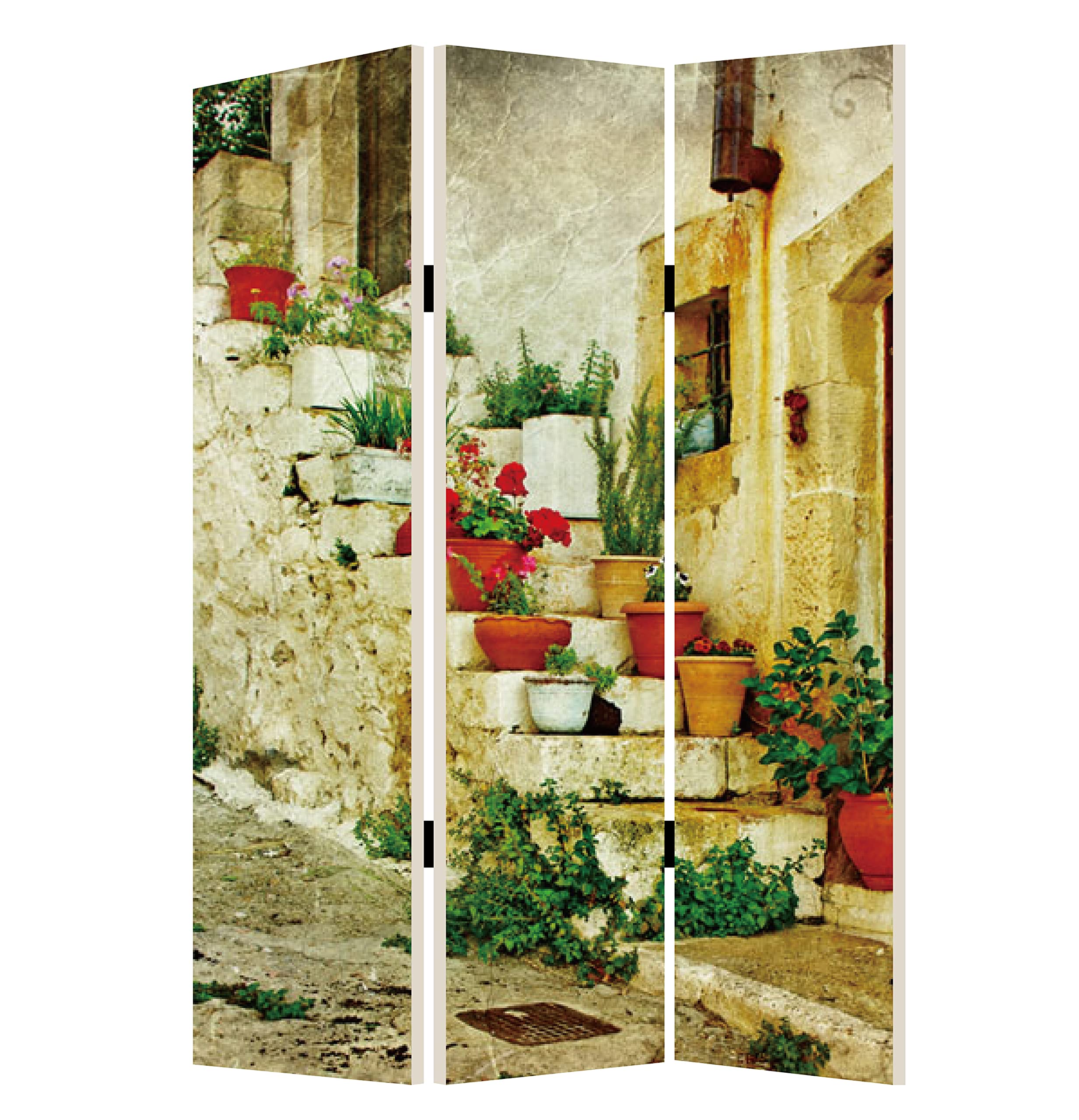 Spanish Tidings Room Divider - Handcrafted Wooden Folding Screen for Home & Office Privacy - Perfect for Living Rooms, Bedrooms, and Event Spaces