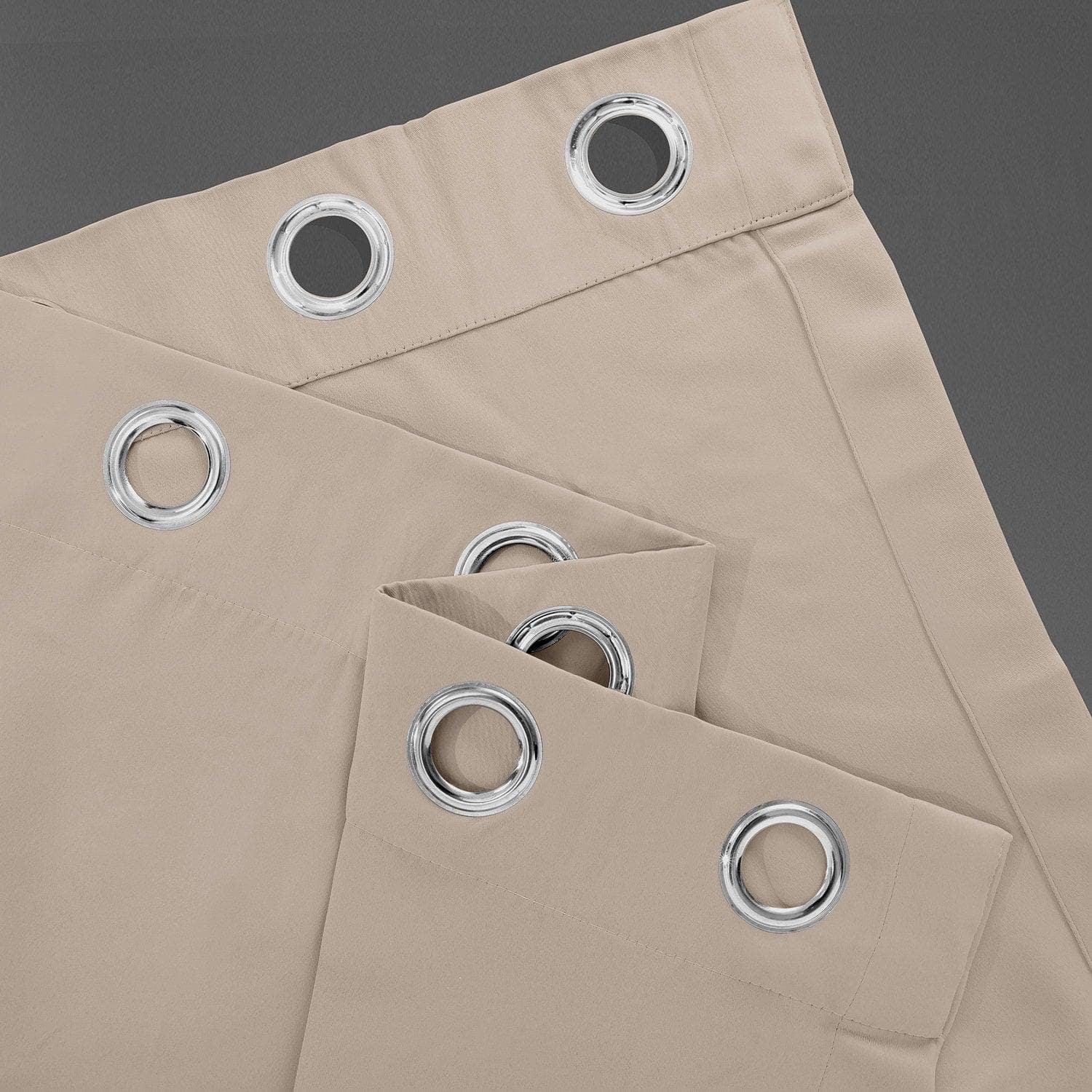 Eggnog Extra Wide Grommet Blackout Curtains for Bedroom - Thermal Insulated Window Drapes for Living Room, Nursery & Home Decor