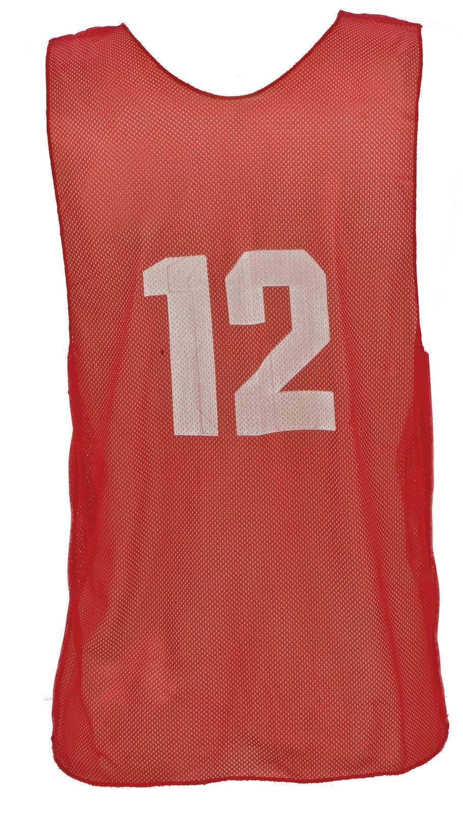 Champion Sports Solid Mesh Adult Practice Vest - Breathable & Lightweight for Soccer, Basketball, Football Training - Perfect for Team Sports & Outdoor Activities