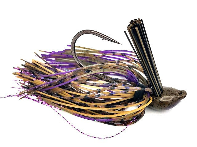 1/2 oz. Battle Flip Jig with Double Wide Weedguard - Premium Bass Fishing Lure for Freshwater & Saltwater Angling