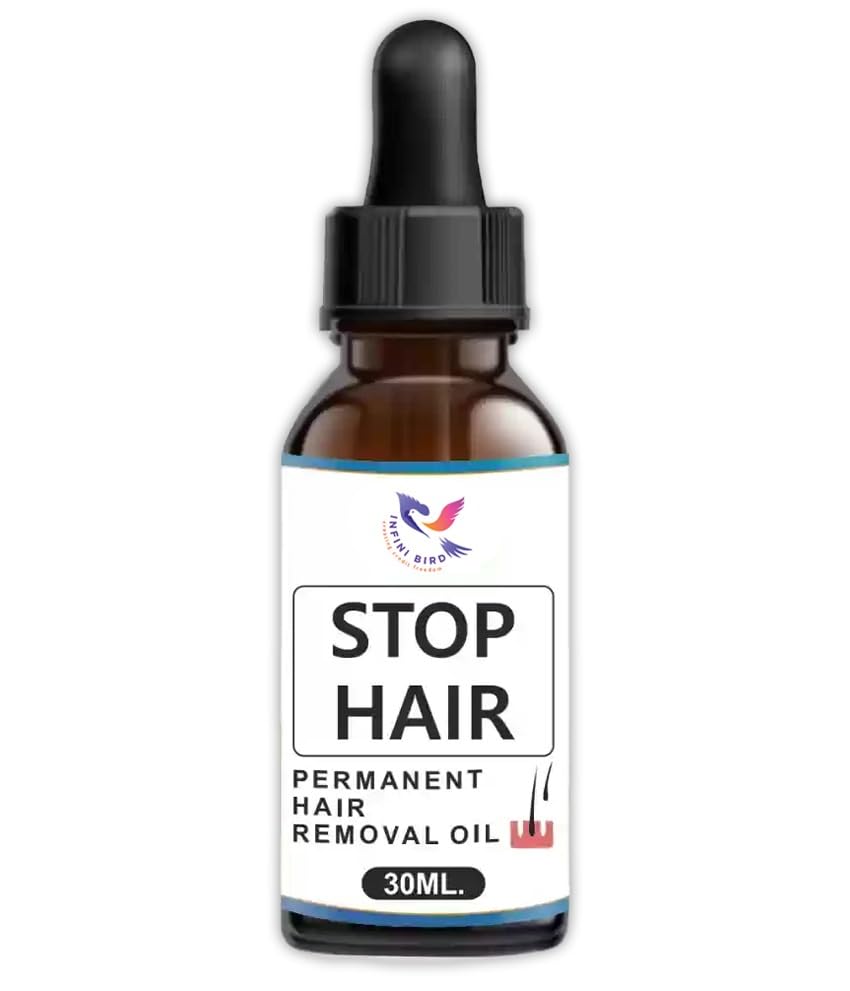 Permanent Hair Removal Oil - Natural Hair Inhibitor for Body & Face, Stops Hair Growth & Reduces Regrowth (Pack of 1) | Smooth Skin Solution for Bikini Line, Legs, Underarms & Facial Hair