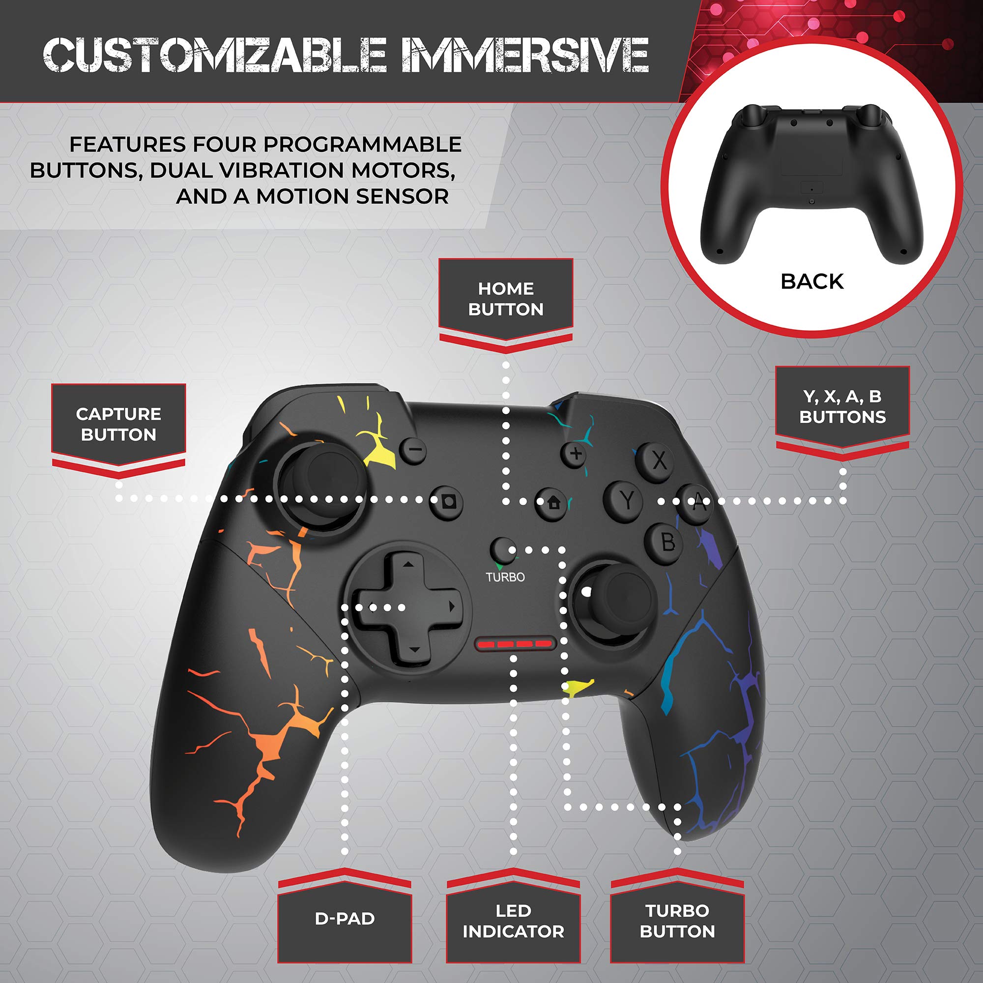 X Rocker 3003101 Wireless Gaming Chair with Built-in Speakers & Vibration - Black Ergonomic Video Game Chair for PC, PS4, Xbox - Perfect for Gaming, Movie Watching & Relaxing at Home