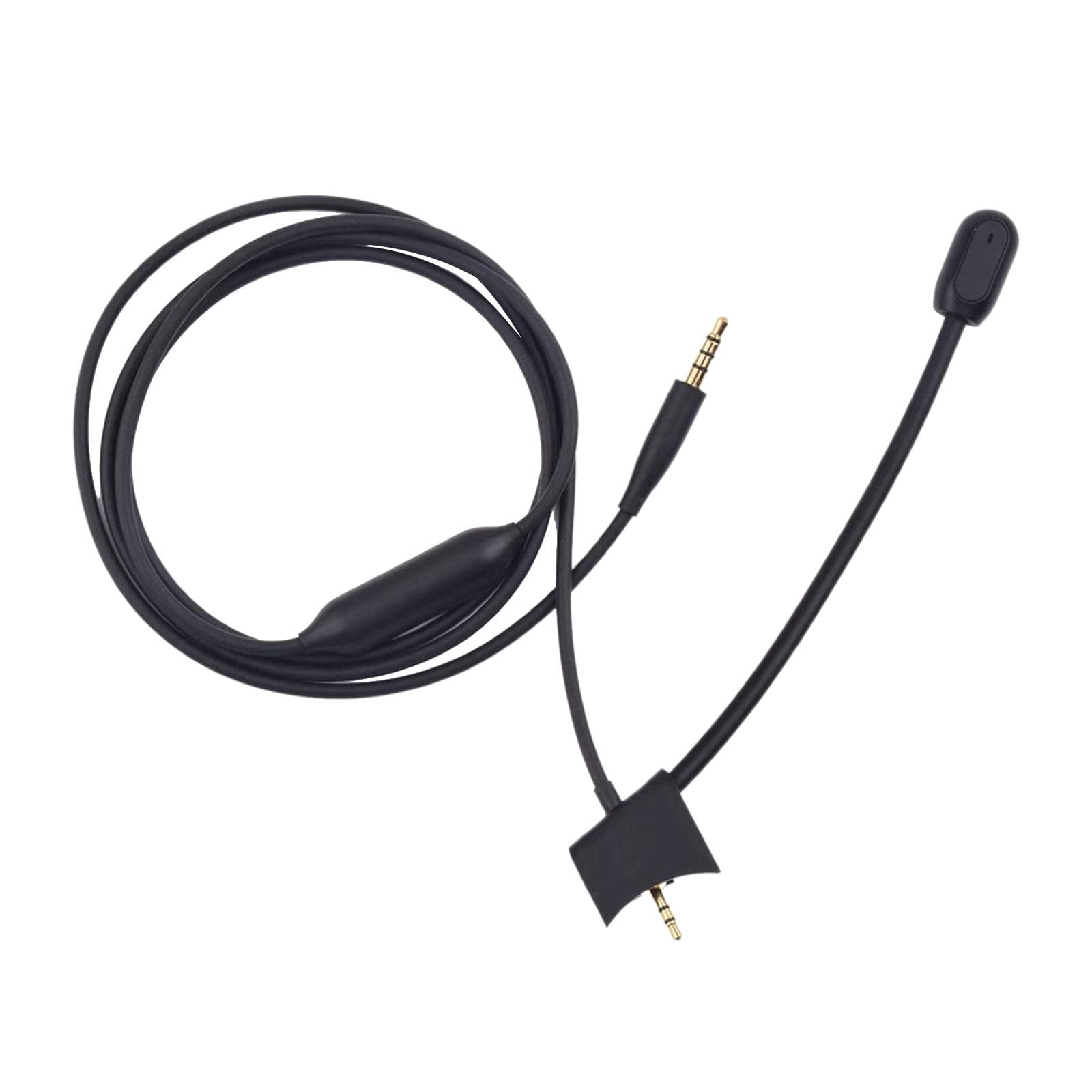 Ronyme Premium Microphone Cable with Mute Switch - 3.5mm Audio Cord for Gaming Headsets, QC45 Headphones, PC & Laptop - Durable Studio & Streaming Accessories for Gamers & Content Creators