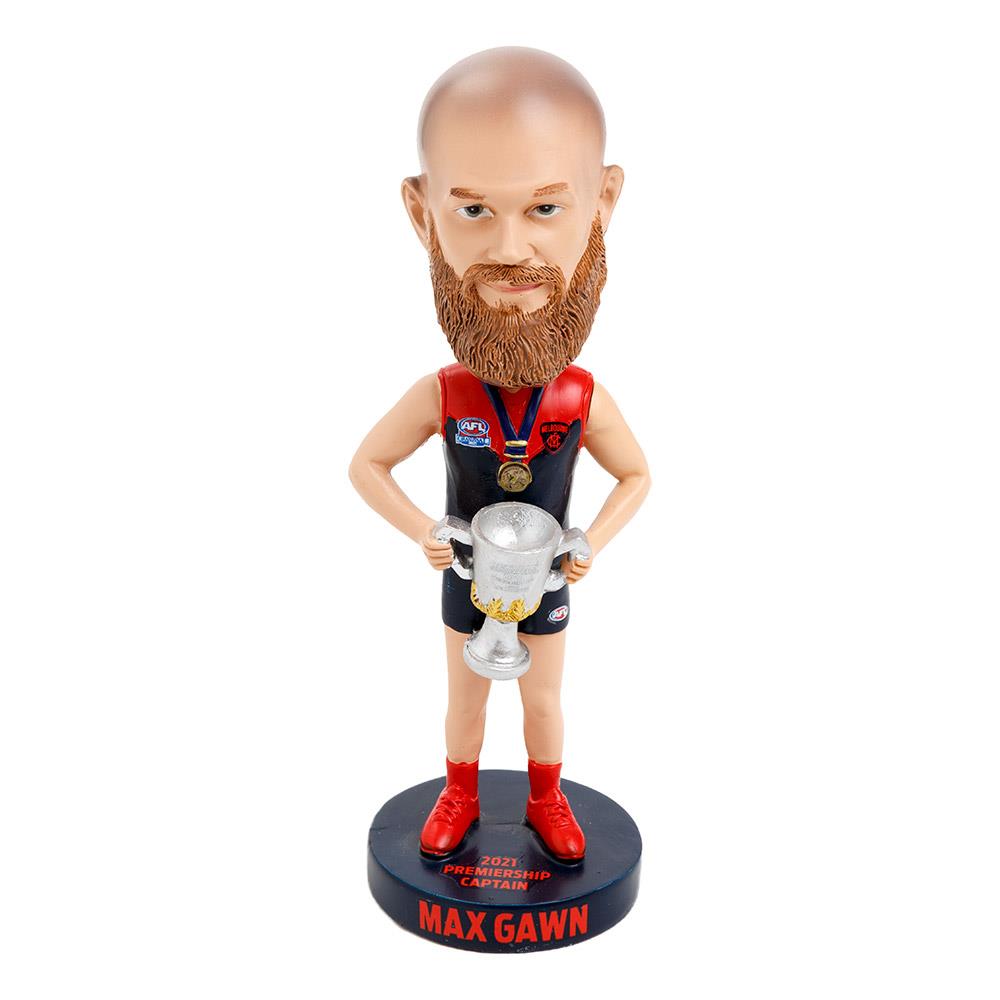 Official AFL Melbourne Demons Max Gawn 2021 Premiership Bobblehead - Collectible Sports Memorabilia for AFL Fans & Home Decor