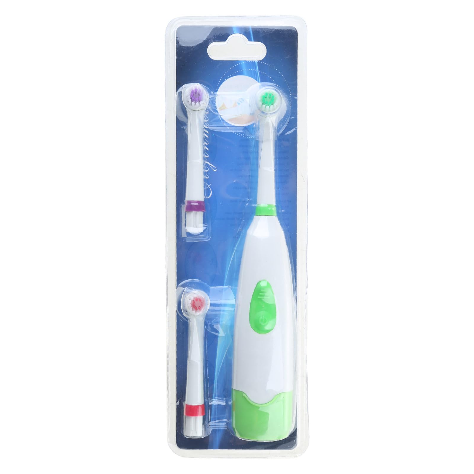 Waterproof Rotating Electric Toothbrush with 3 Brush Heads - Rechargeable Oral Care for Travel, Home & Daily Dental Hygiene