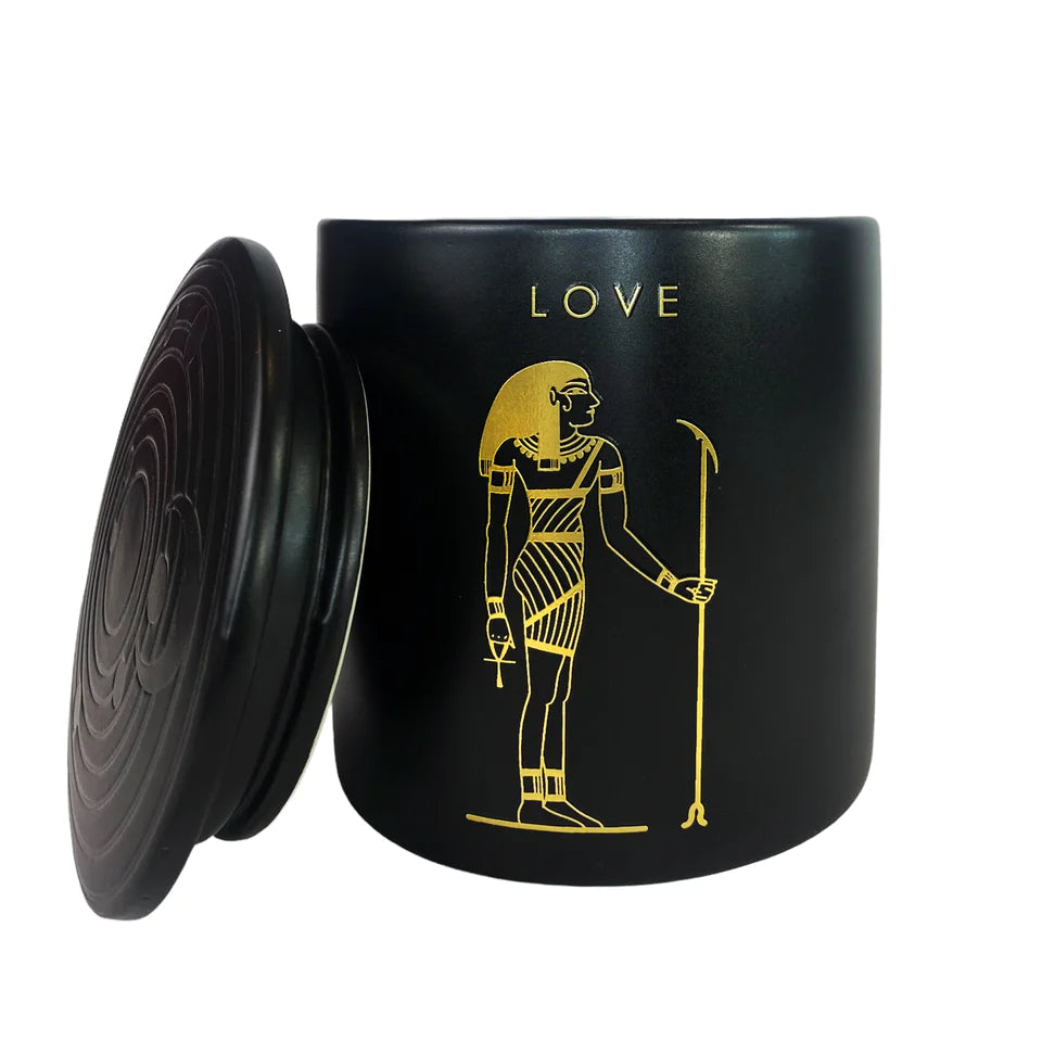 Love Potion Scented Ceramic Candle - Romantic Soy Wax Candle for Home Decor, Gifts & Aromatherapy | Perfect for Valentine's Day, Weddings & Relaxation