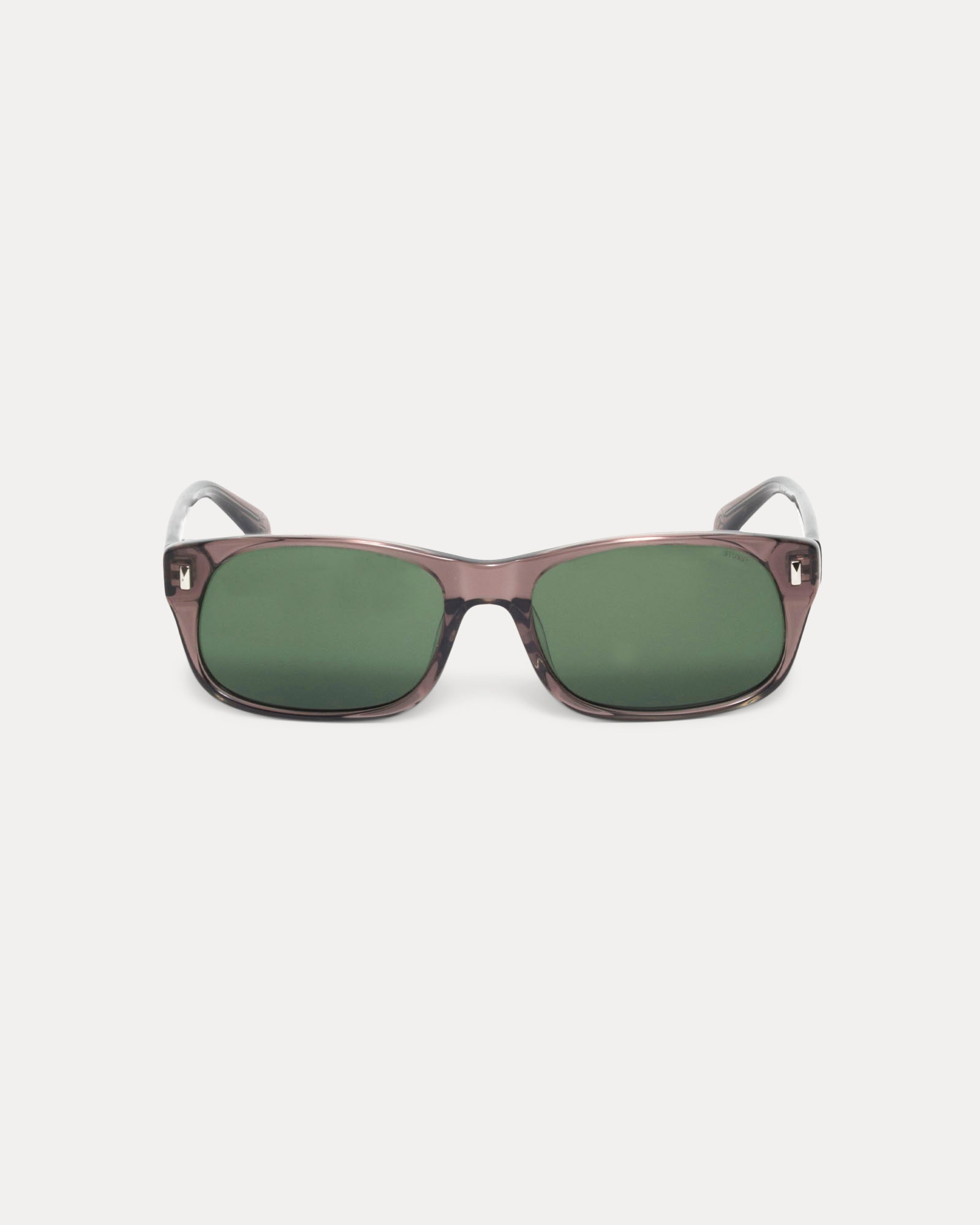 Transparent Taupe/Green Lens