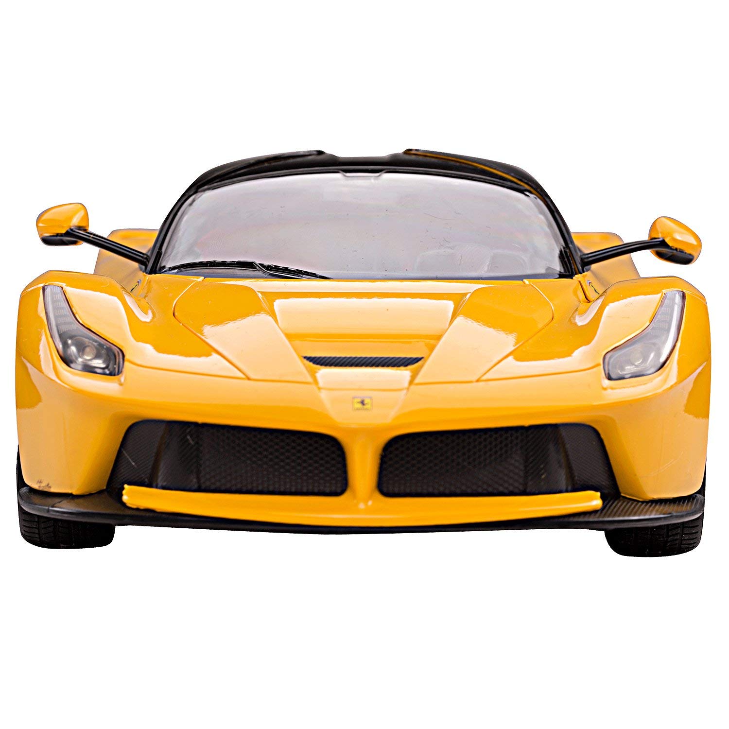 1/14 Scale Ferrari LaFerrari Remote Control Car - RTR Ready-to-Run RC Model with Opening Doors (Yellow) by FMTStore - Perfect for Collectors, Gifts & Racing Enthusiasts