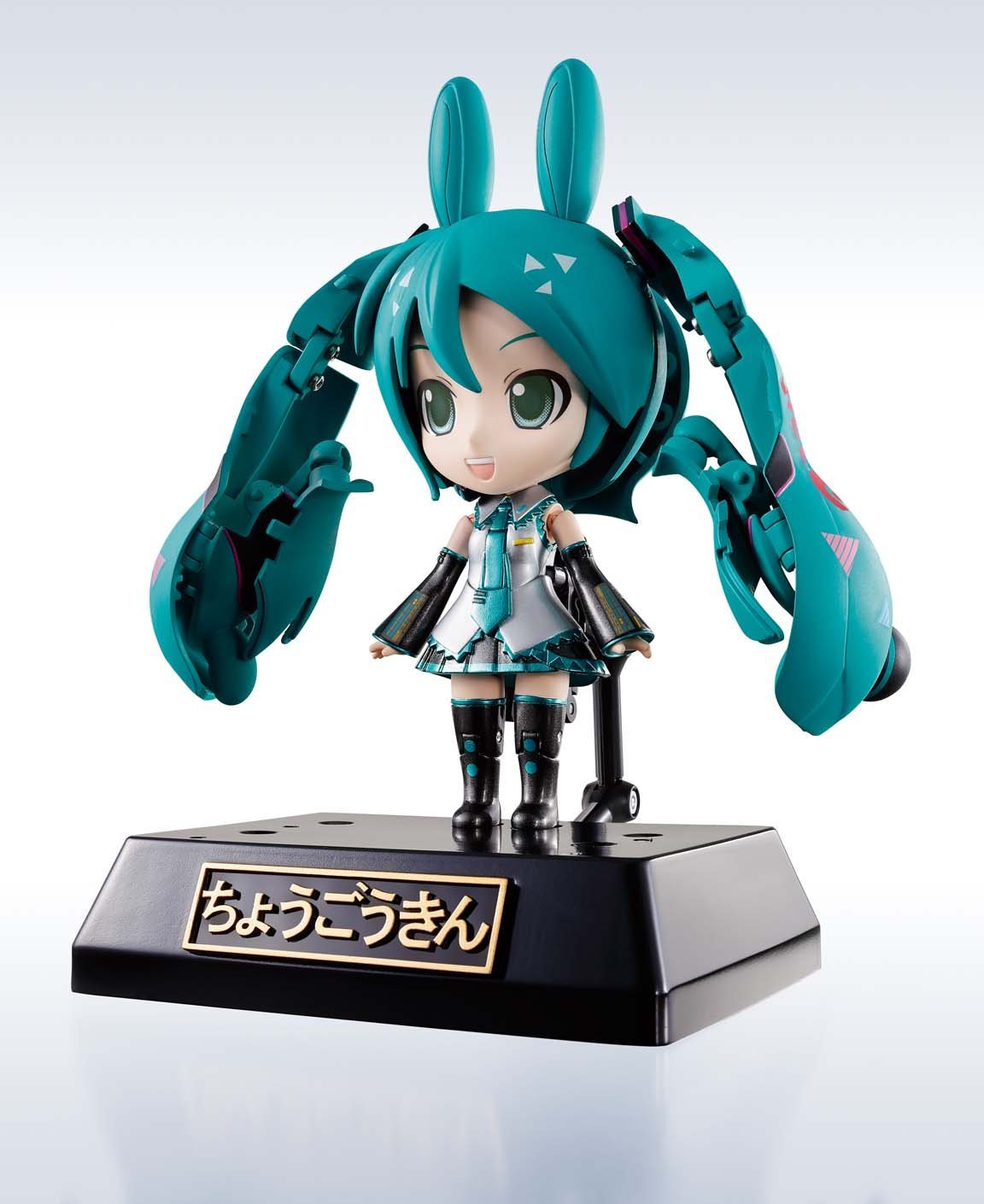 Chogokin Miracle Henkei Hatsune Miku & Rody Action Figure - Collectible Anime Figure for Display & Cosplay - Perfect for Anime Fans, Gift Giving & Home Decor