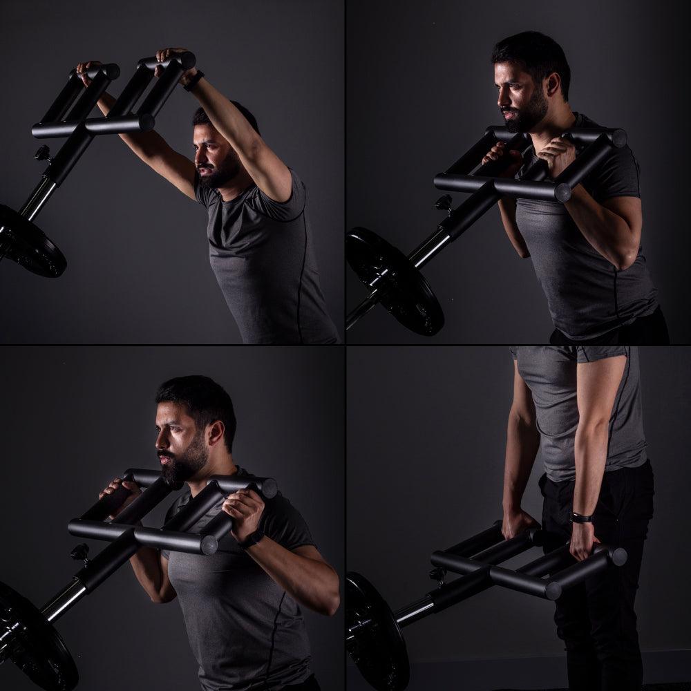 Neutral Grip Viking Press Simulator - Adjustable Strength Training Equipment for Home & Gym Workouts | Perfect for CrossFit, Powerlifting & Functional Fitness
