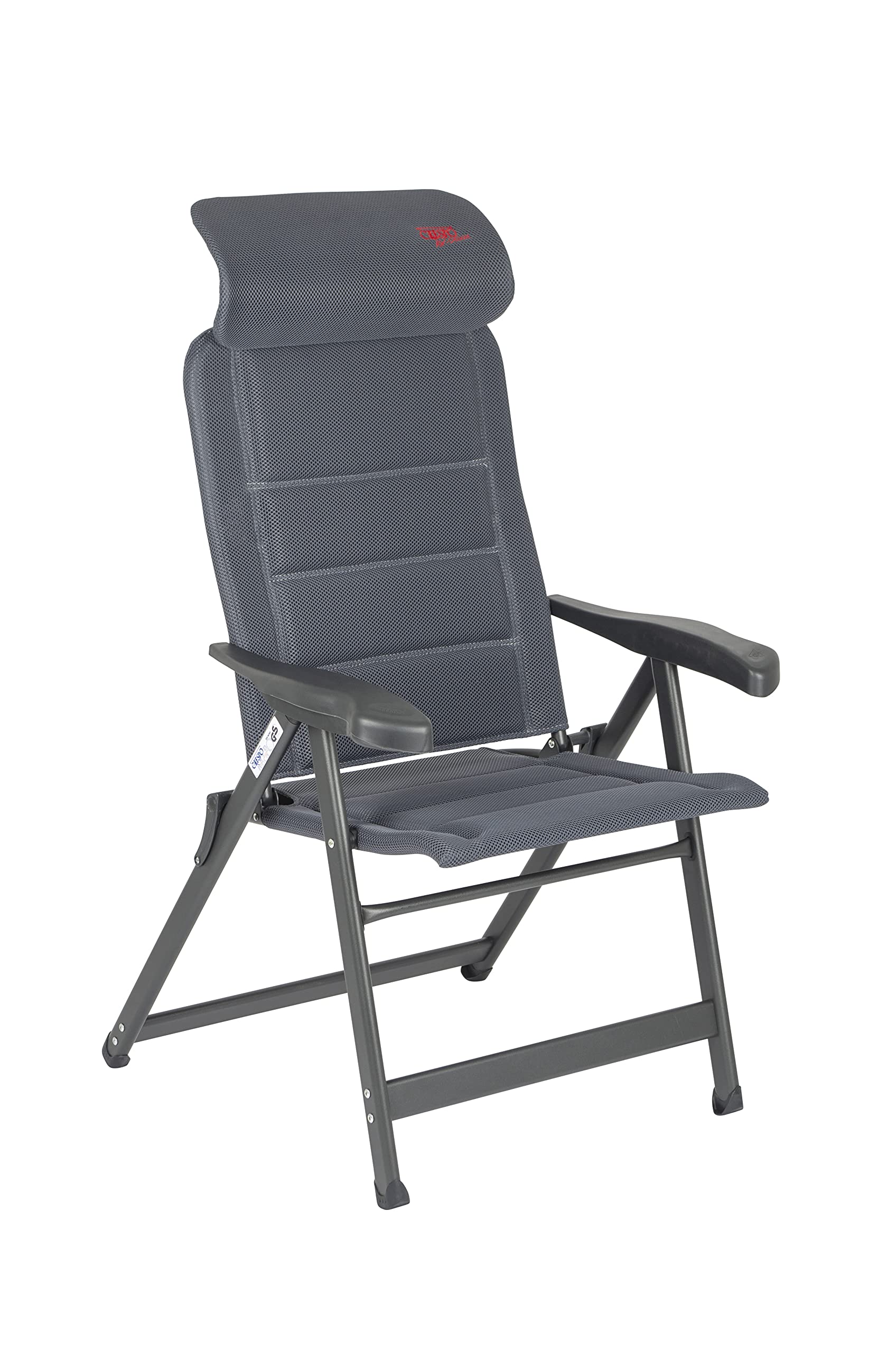 Air-Deluxe Compact Camping Chair - Lightweight Portable Folding Chair for Outdoor Adventures, Hiking, Beach, Picnics & Backpacking - Gray One Size