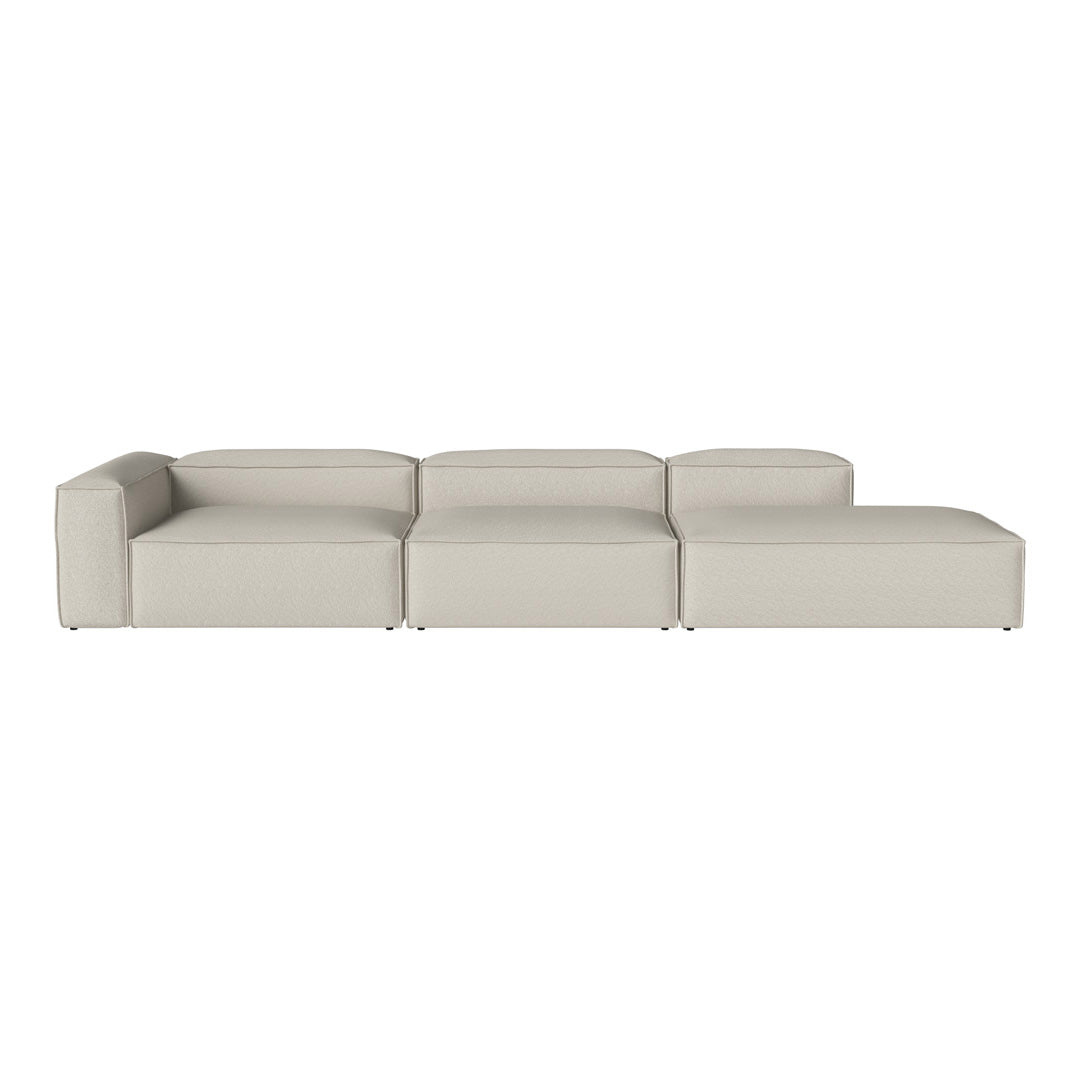 Cosima 3-Seater Sofa with Open End - Modern Living Room Furniture for Small Spaces | Perfect for Apartments, Studios & Cozy Home Decor