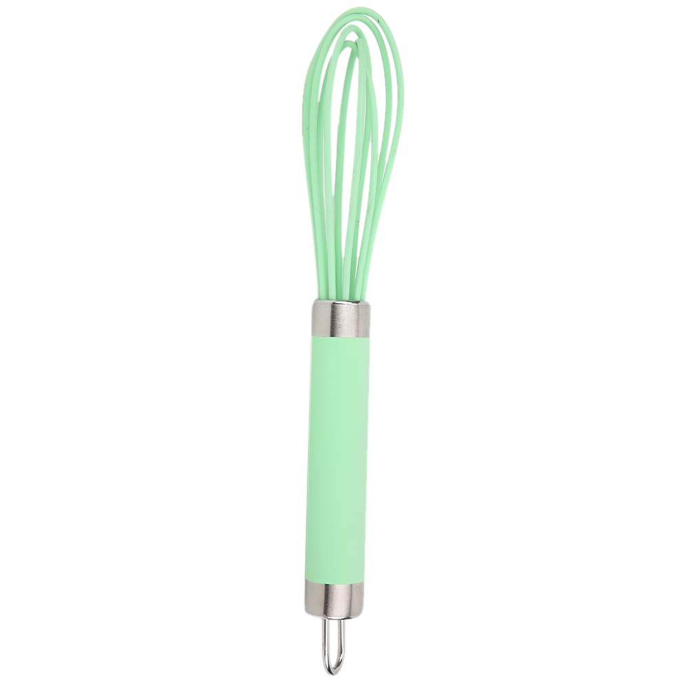 **9.6x2.4in Mini Manual Egg Beater - Green Handheld Whisk for Baking, Cooking & Mixing - Perfect for Eggs, Batter, Cream & Smoothies - Essential Kitchen Utensil for Home & Professional Use**