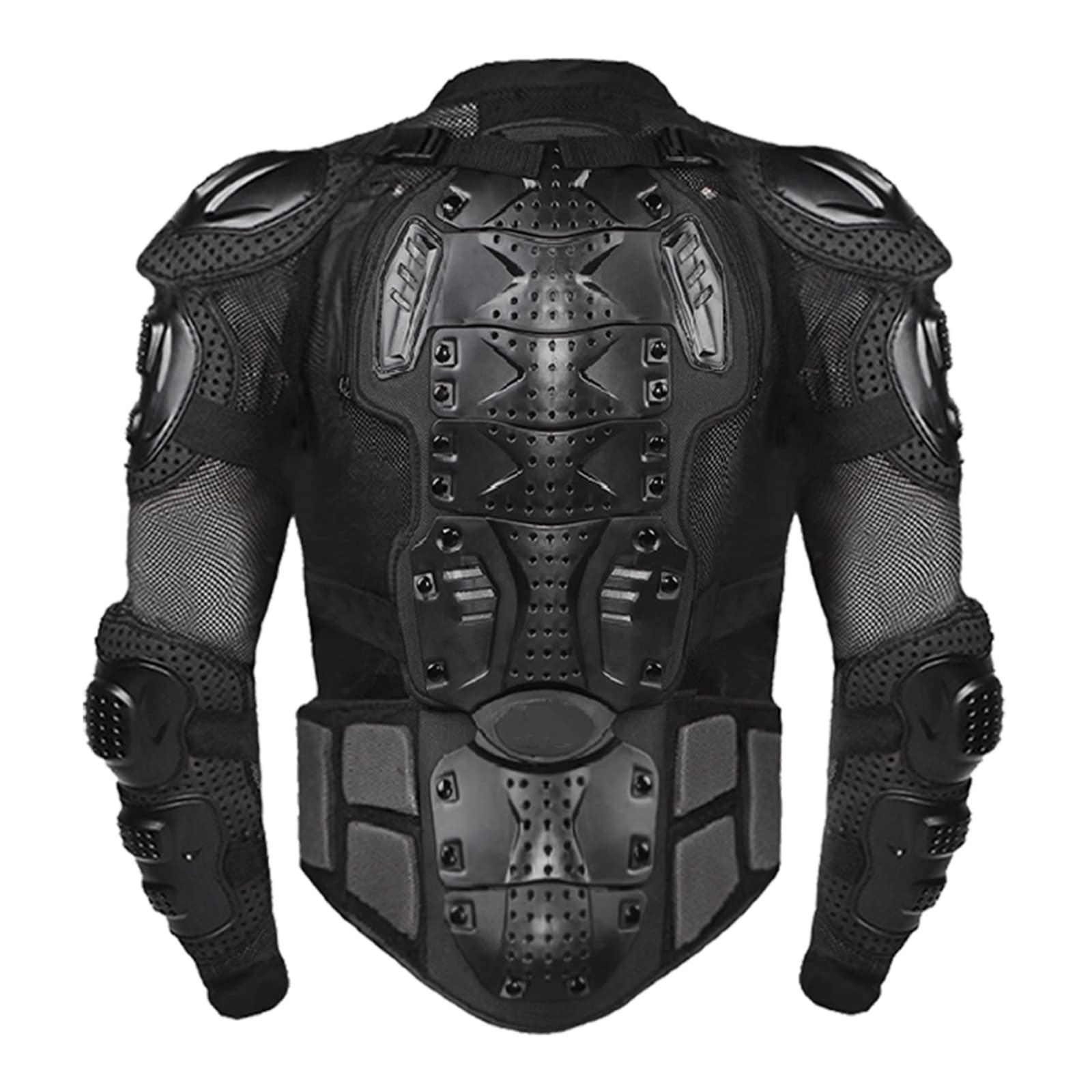 Motorcycle Armor Jacket with Spine & Chest Protection - Motocross & MTB Gear for Riders