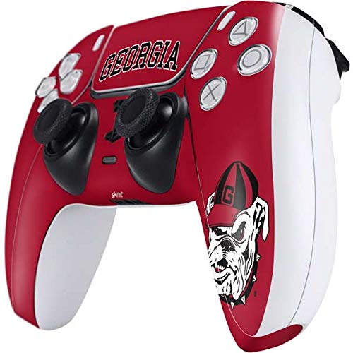 Officially Licensed University of Georgia Bulldogs PS5 Controller Skin | Custom Gaming Decal for Sony PlayStation 5 DualSense | Durable Protective Cover for Gamers & Collectors | Perfect for Game Nights, Esports & Display
