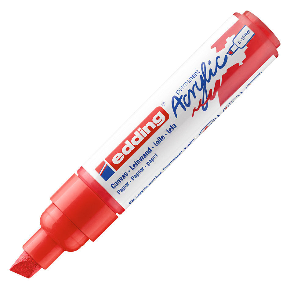 edding 5000 Acrylic Paint Marker - Broad Tip Permanent Marker for Glass, Metal, Plastic, Wood, Ceramics - Ideal for DIY Crafts, Signage, and Industrial Labeling