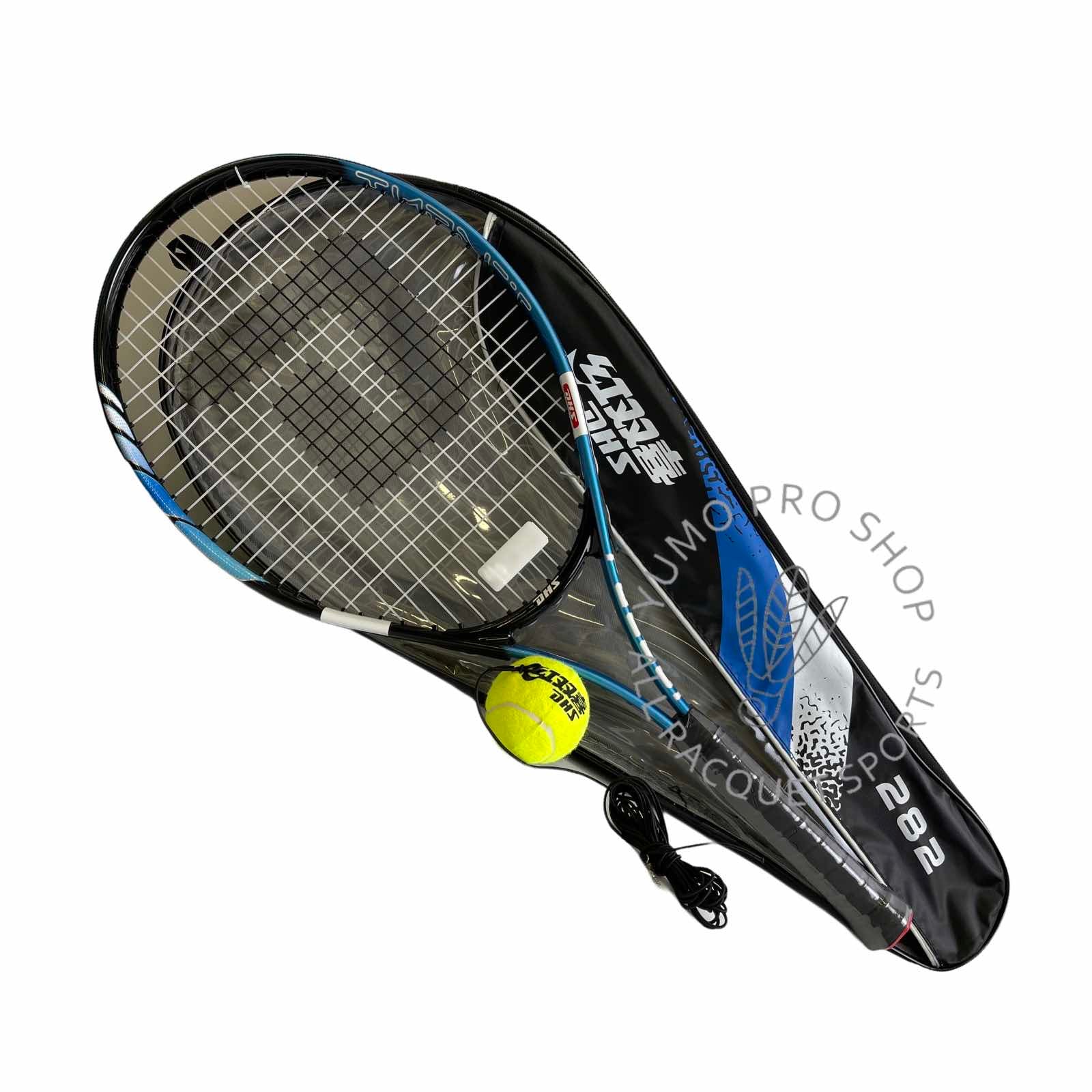 Premium DHS 282 Tennis Racket Set with Training Balls - Professional Tennis Equipment for Beginners & Advanced Players - Perfect for Court Practice, Backyard Training & Tennis Lessons