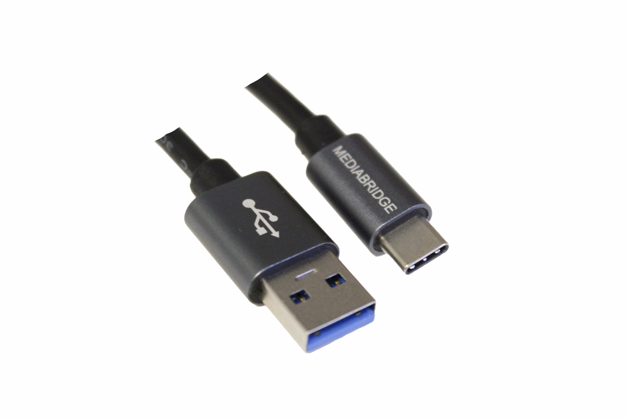 Mediabridge USB-C to USB-A 3.0 Fast Charging Cable (3ft/2ft) - High-Speed Data Sync & Charging Cord for Smartphones, Laptops, Tablets - Perfect for Home, Office & Travel