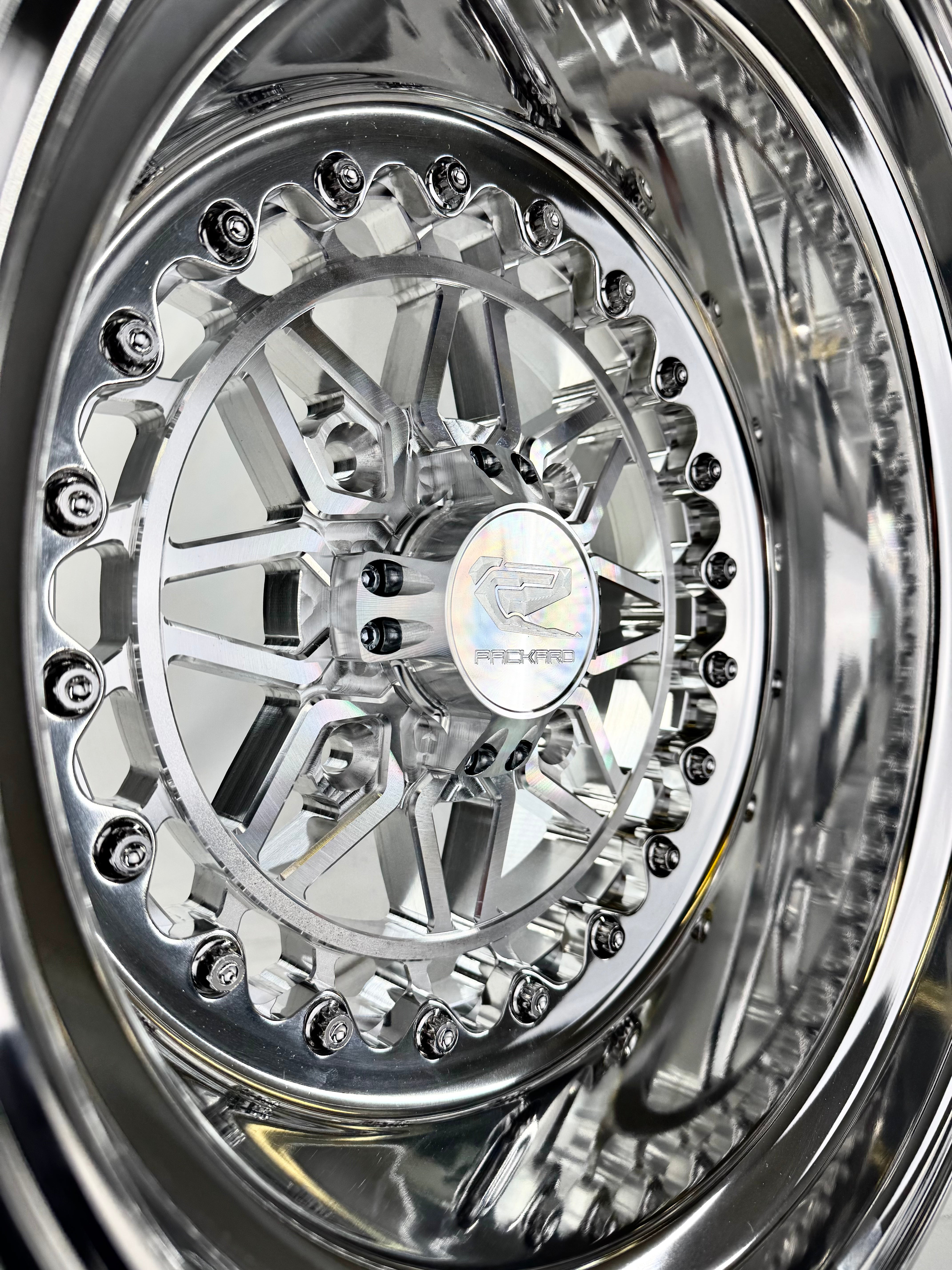 Apollo FF Forged Polished Silver Wheels - Premium Alloy Rims for Cars, Trucks & SUVs - High Performance & Stylish Design for Street Racing, Off-Roading & Daily Driving