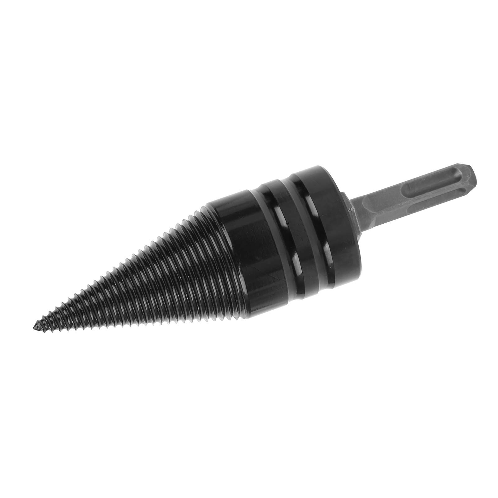 High-Speed Steel Firewood Drill Bit - Wood Splitting Tool with Screw Cone Punch for Log Splitting & Firewood Preparation | Perfect for Camping, Fireplaces & Wood Stoves