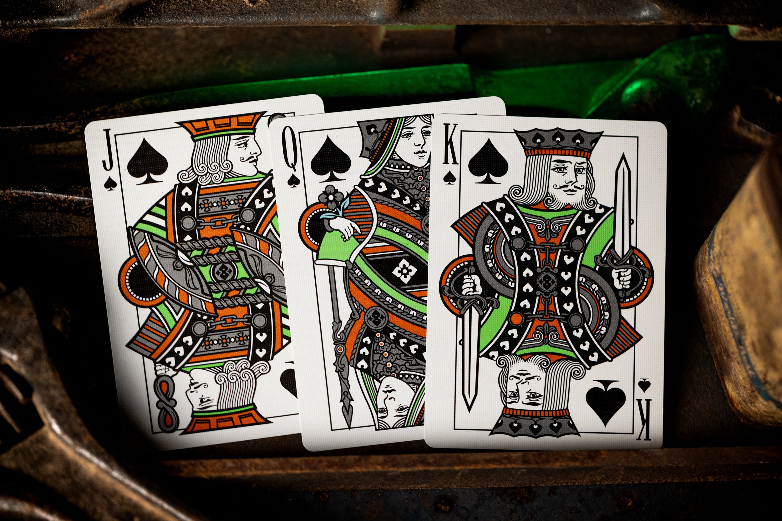 Premium KW Auto Body Threads Deck Luxury Playing Cards - Elegant Design for Poker, Blackjack & Magic Tricks | Perfect for Game Nights, Casino Parties & Collectors