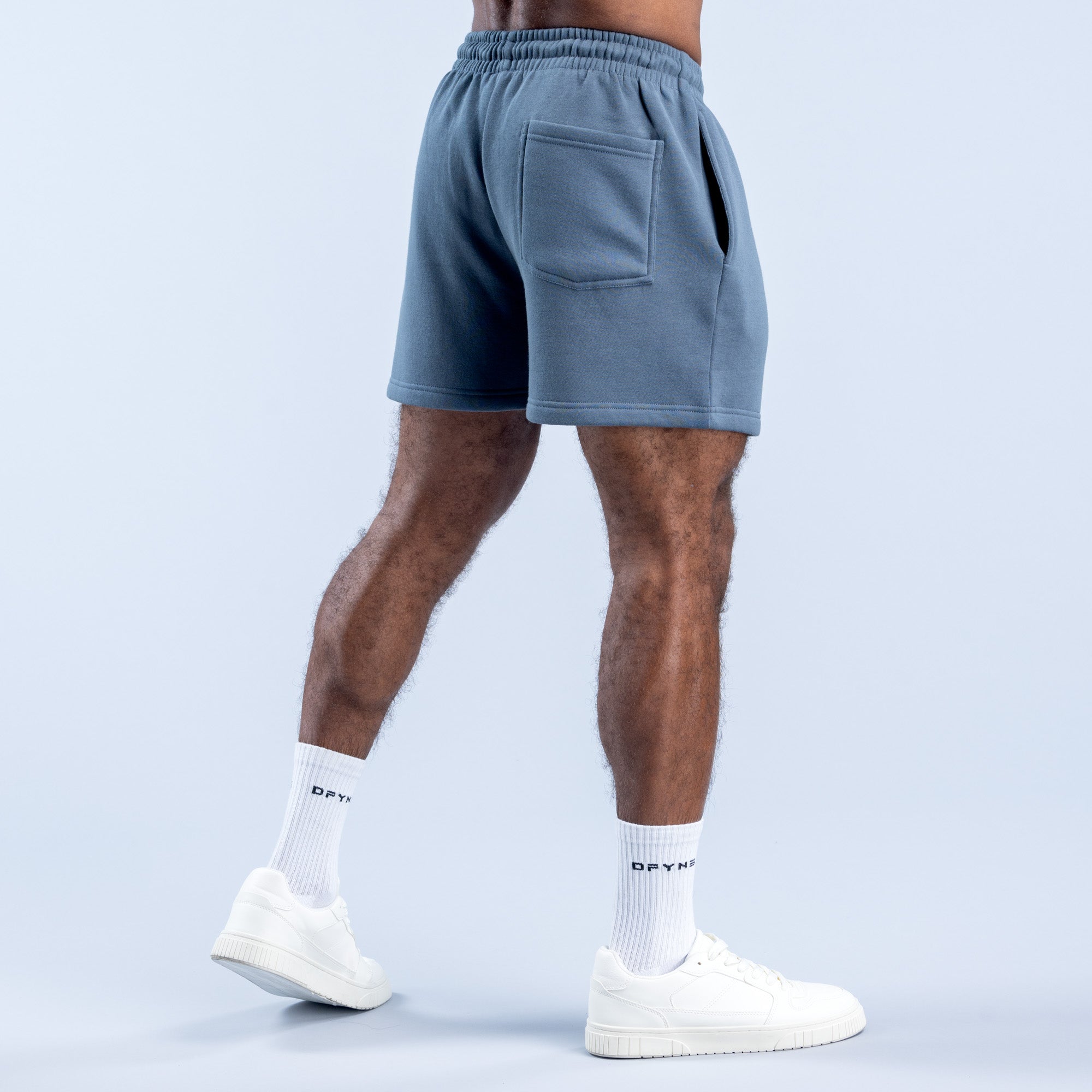Dfyne Recharge Dark Sapphire Blue Shorts for Men - Quick-Dry Active Shorts with Pockets - Perfect for Running, Gym Workouts & Outdoor Activities