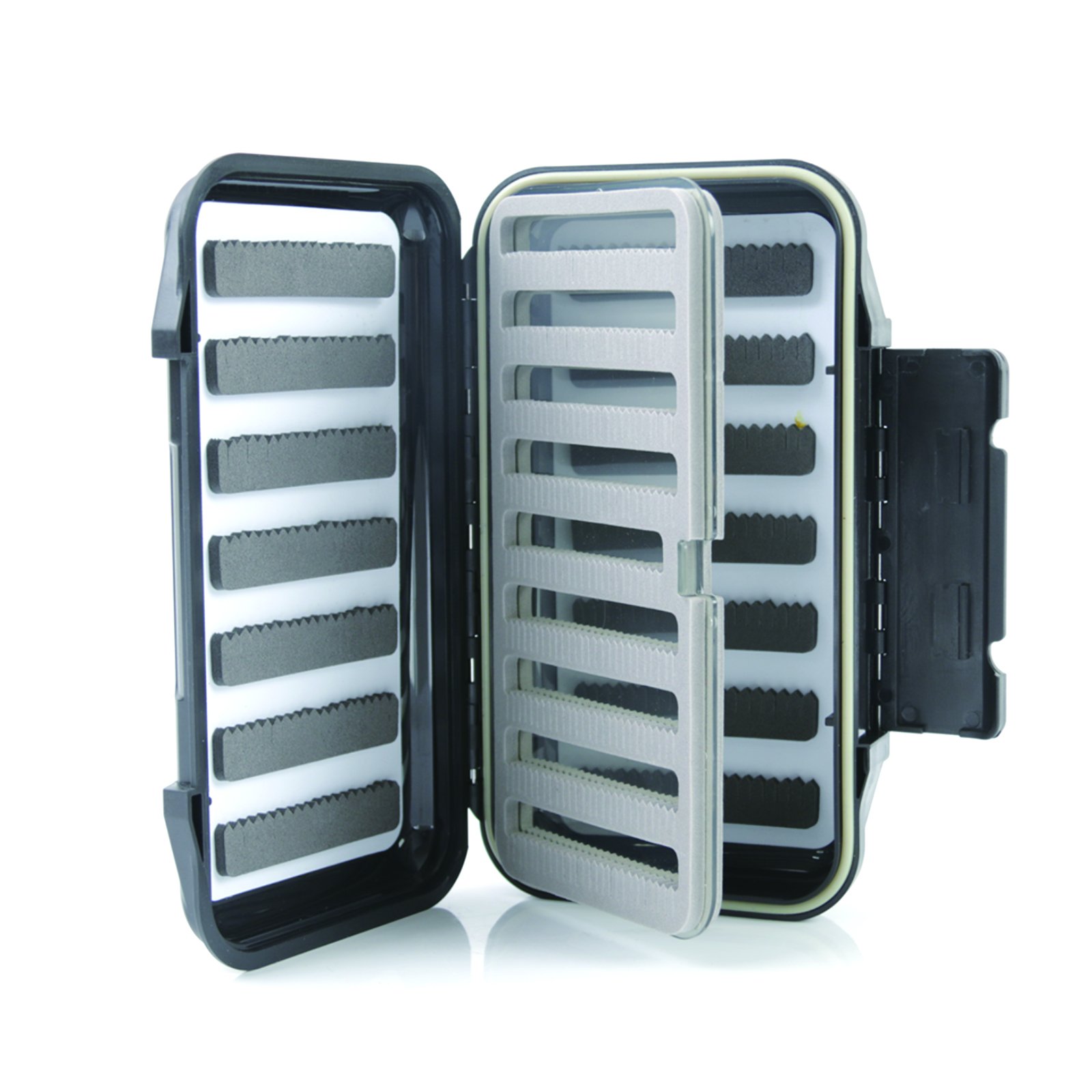 Maxcatch Waterproof Fly Box for Fly Fishing - Durable Streamer Flies Storage with Swing Leaf Center - Perfect for Trout, Bass, and Saltwater Fishing Trips