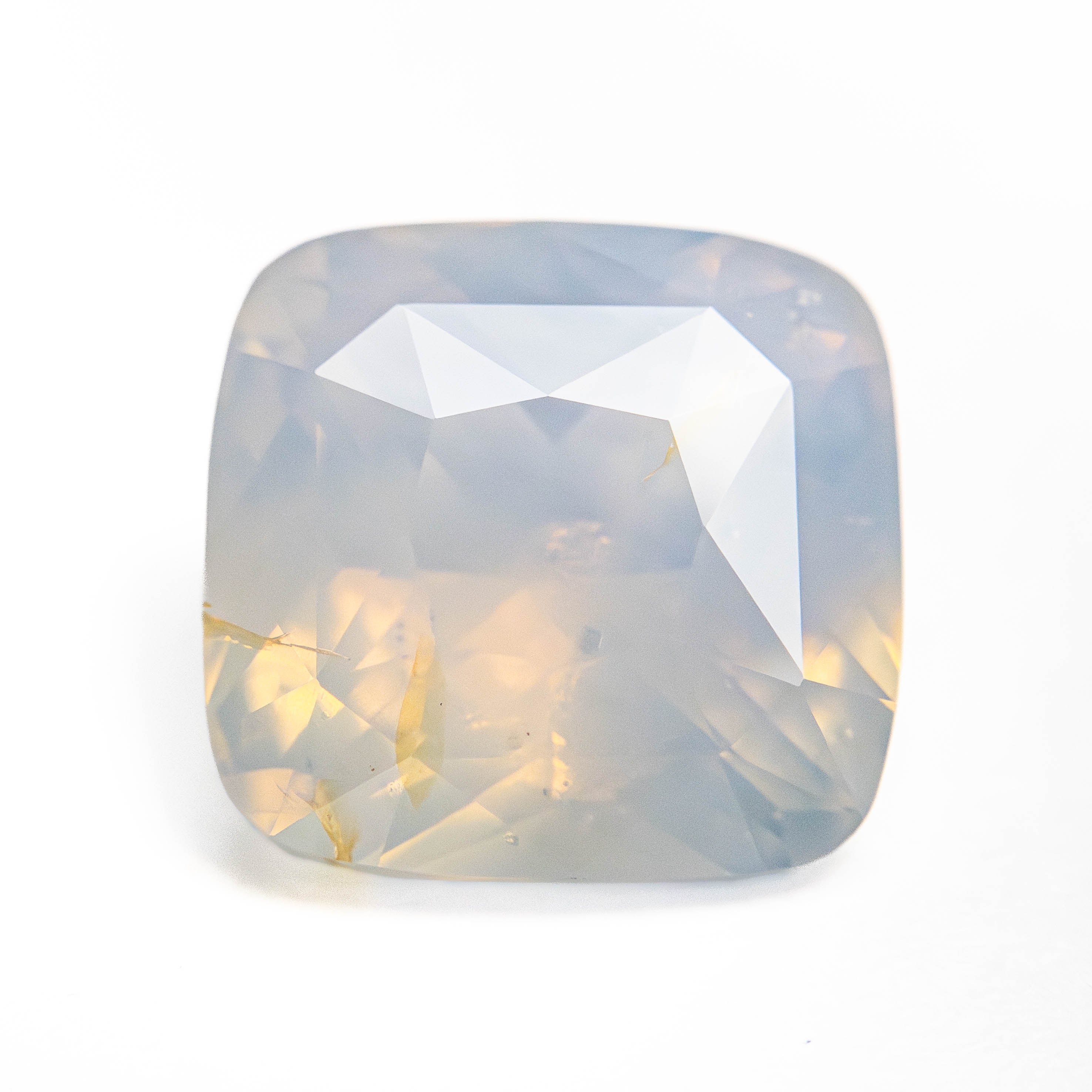 6.51ct Natural Cushion Cut Blue Sapphire Gemstone - 10.59x10.25x6.38mm for Engagement Rings & Fine Jewelry