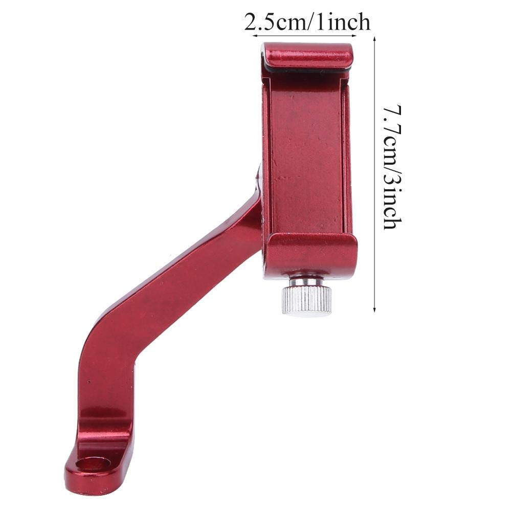 Tbest Universal Aluminum Alloy Bike & Motorcycle Phone Mount - Adjustable Handlebar & Rearview Mirror Phone Holder for iPhone, Android Smartphones - Perfect for Cycling, Commuting & GPS Navigation