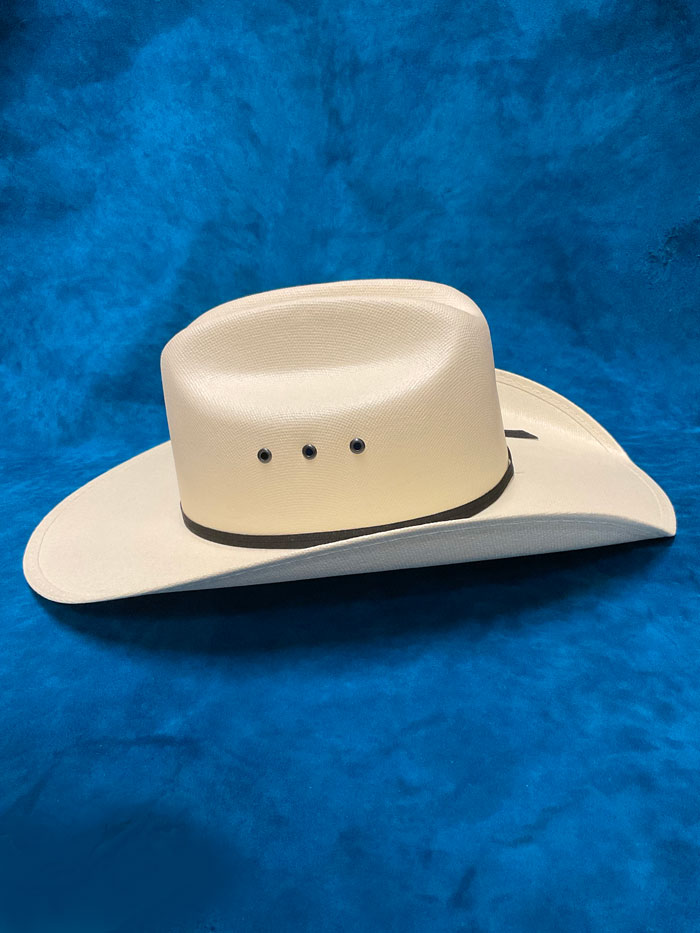 Justin JS0256BUCK Kids Buckaroo Western Canvas Hat Ivory - Western Style Cowboy Hat for Boys & Girls - Perfect for Rodeo, Halloween, and Western Theme Parties